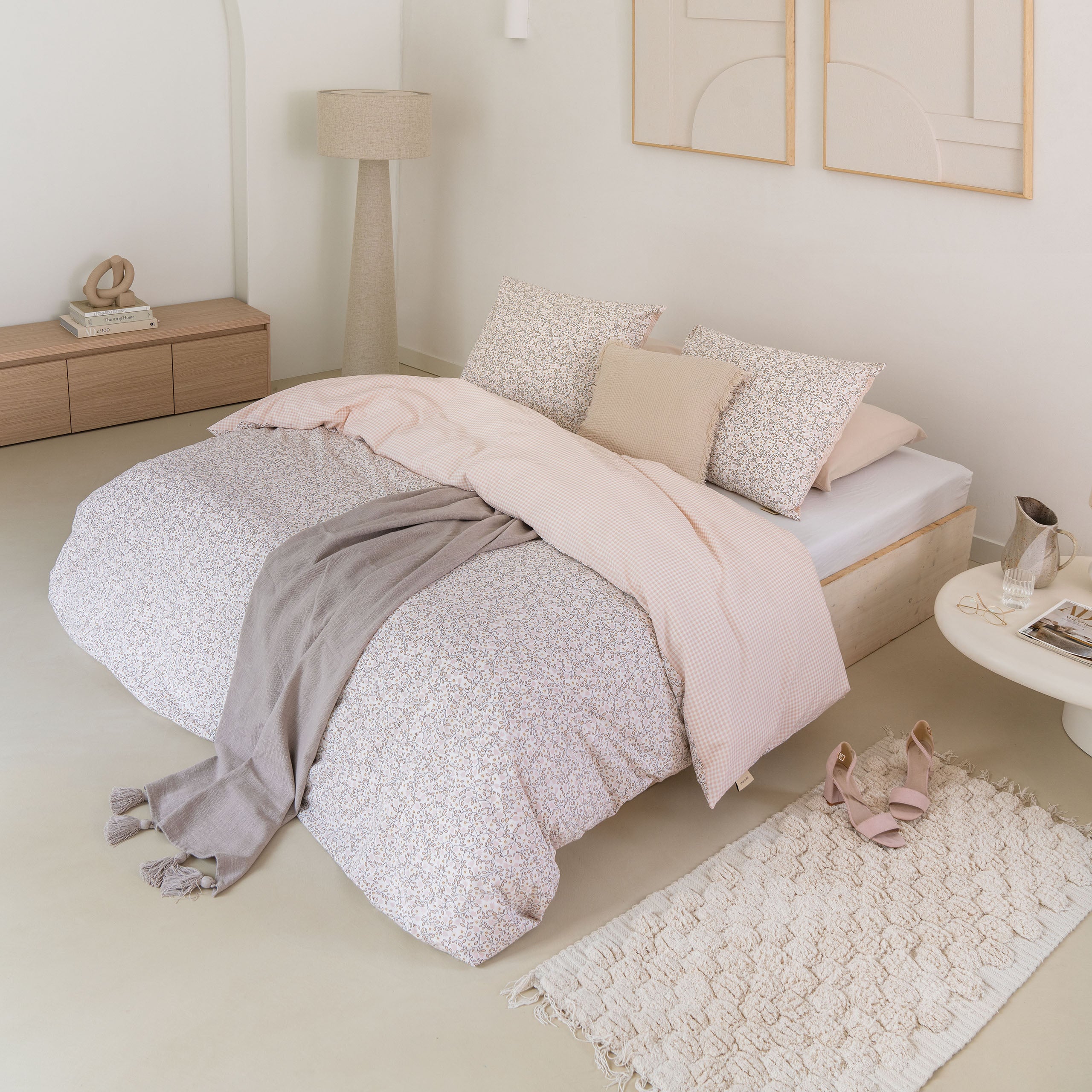 Dekbedovertrek Beautiful Begonia Roze