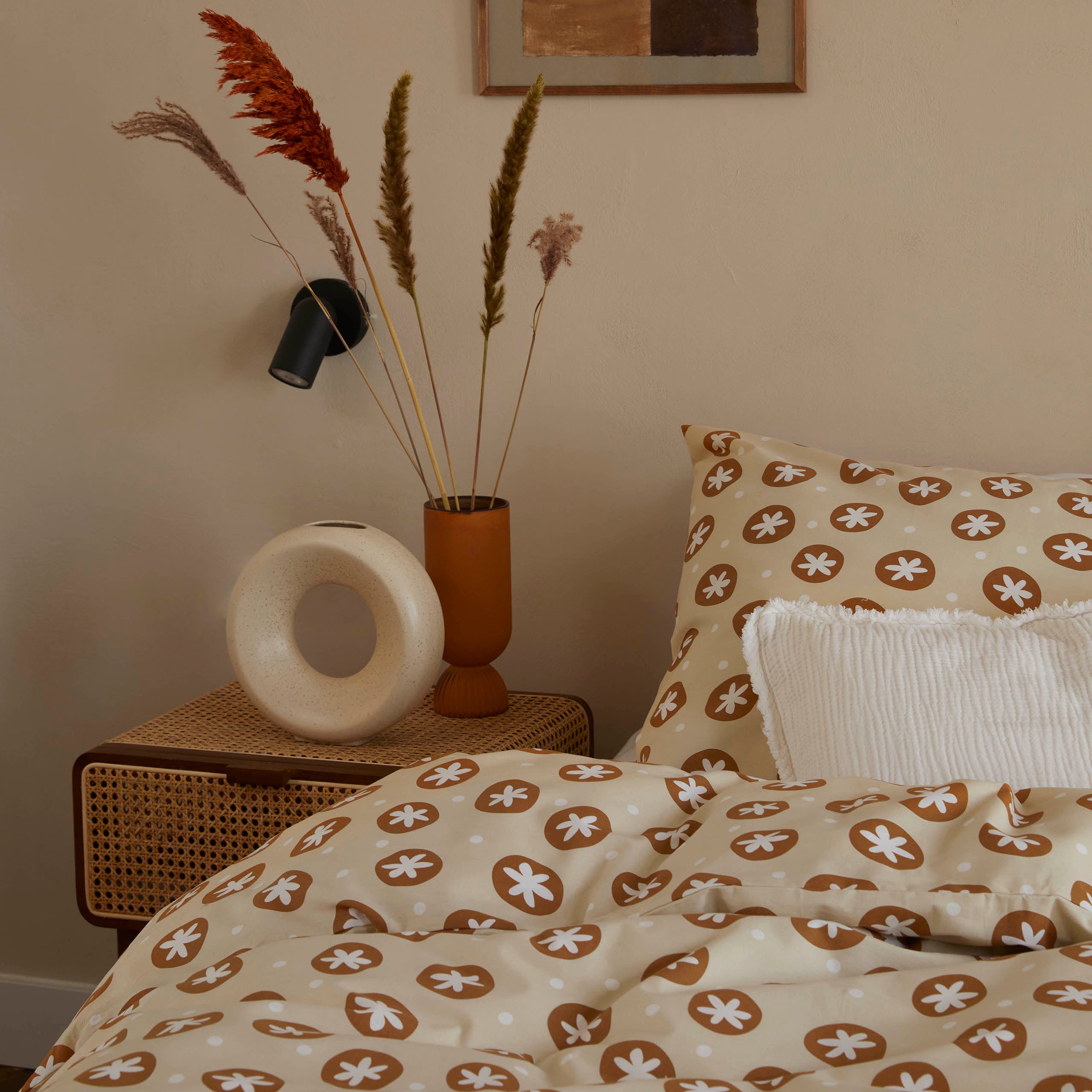 Dekbedovertrek Bubble Stars Beige