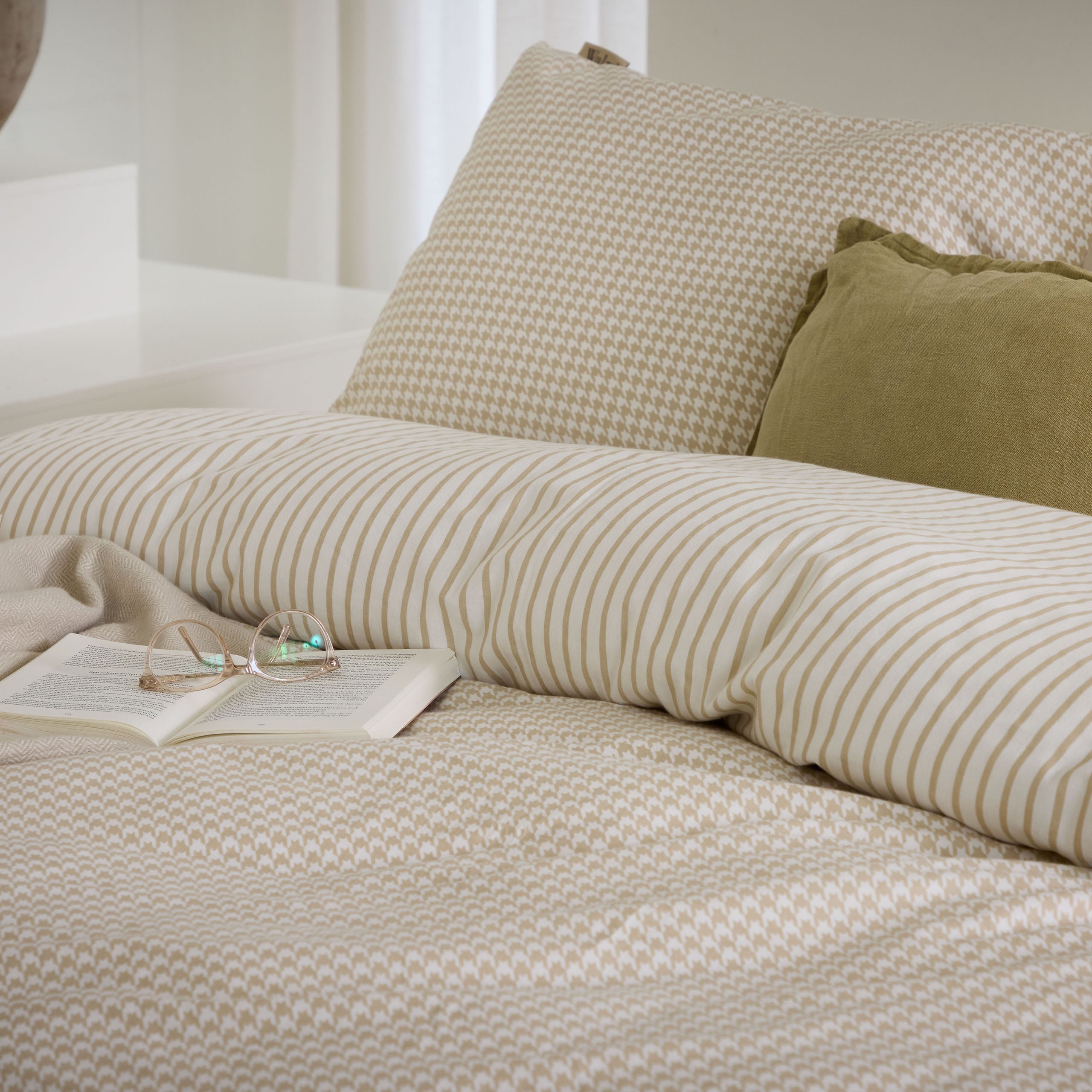 Dekbedovertrek Cozy Blocks Zand