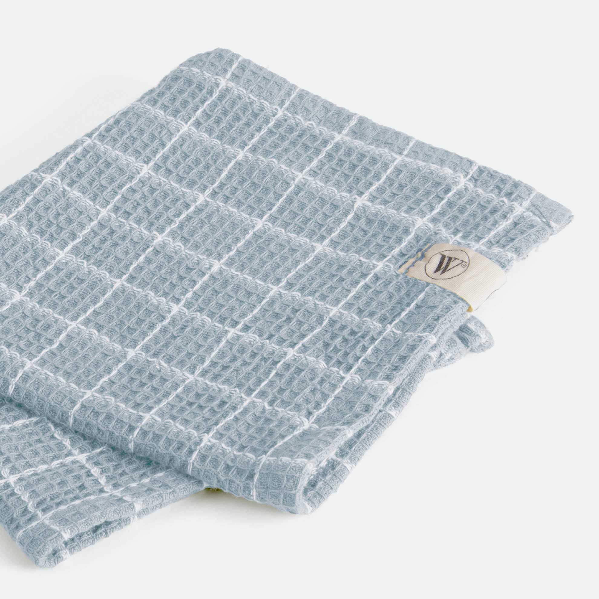 Vaatdoek Dry with Cubes Jeans Blauw 3x 30x30