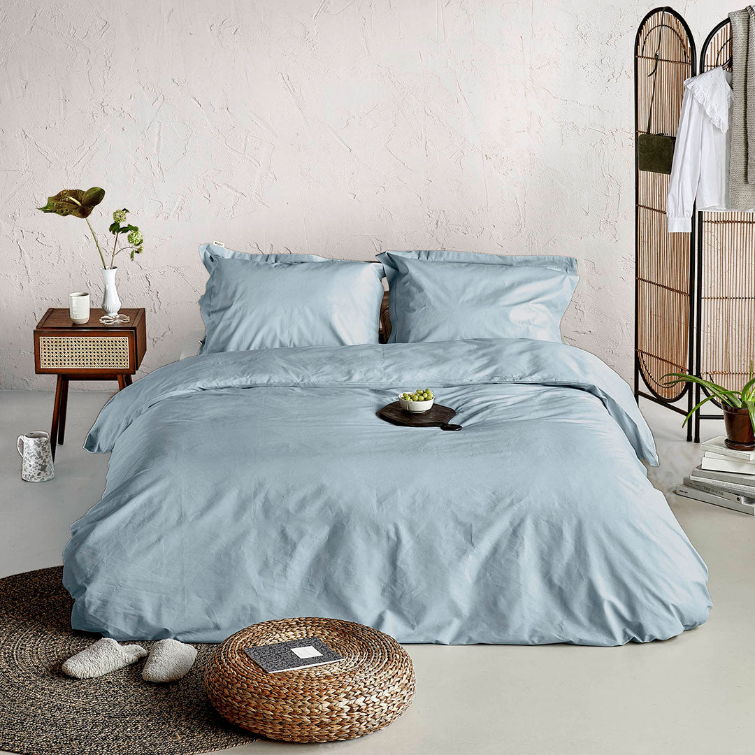 Dekbedovertrek Forever Cotton Zeeblauw