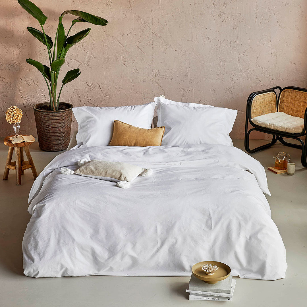 Dekbedovertrek Forever Cotton Wit