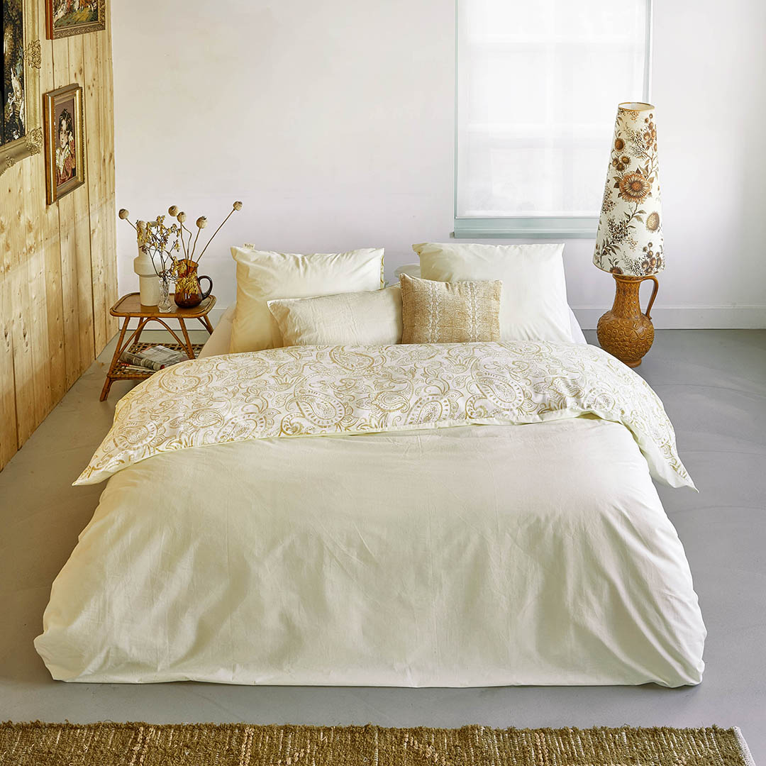 Dekbedovertrek Perfect Paisley Geel
