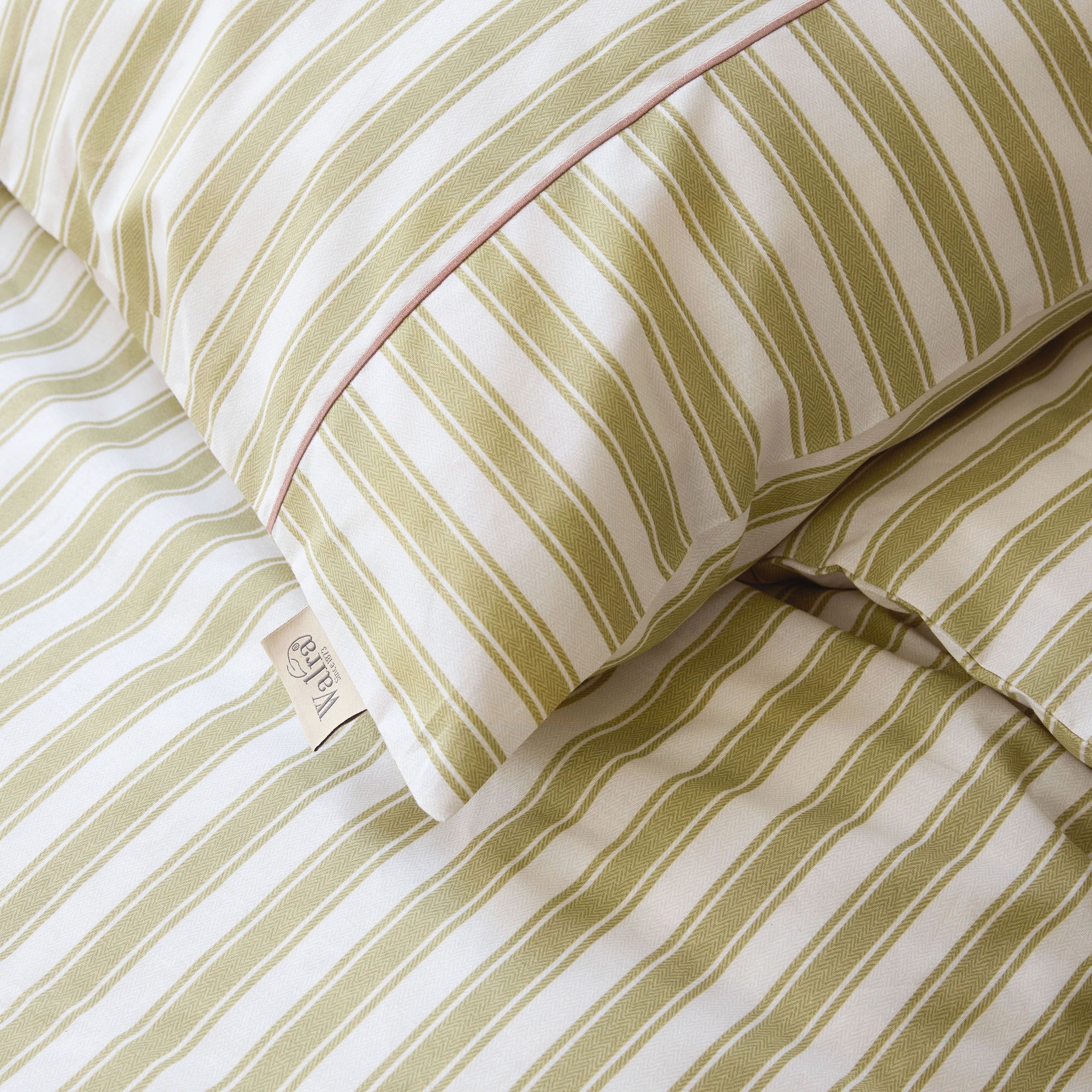 Dekbedovertrek Refined Lines Groen