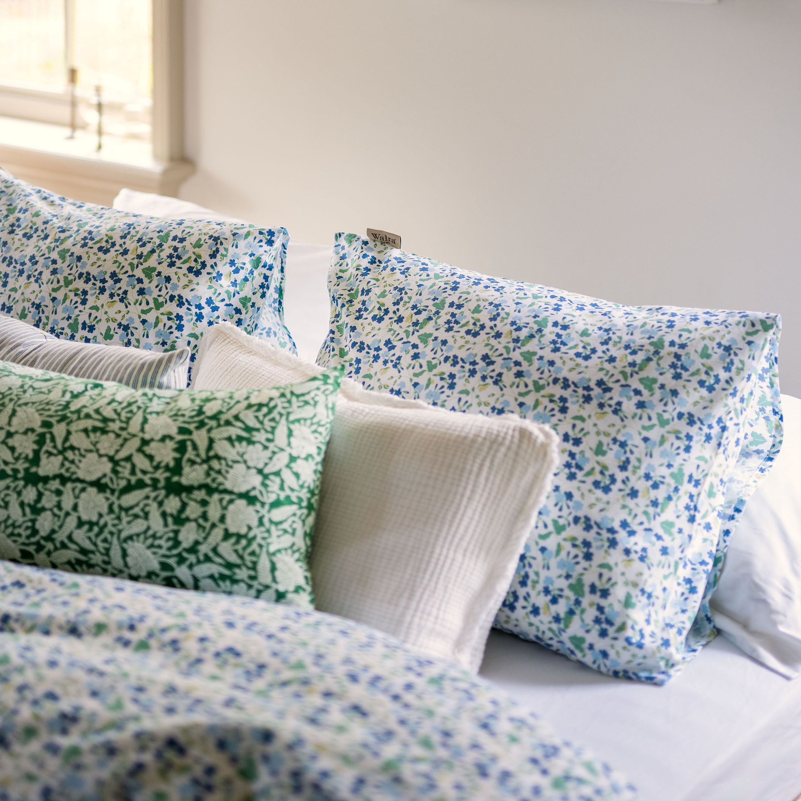 Dekbedovertrek Remade Flower Fairytale Blauw