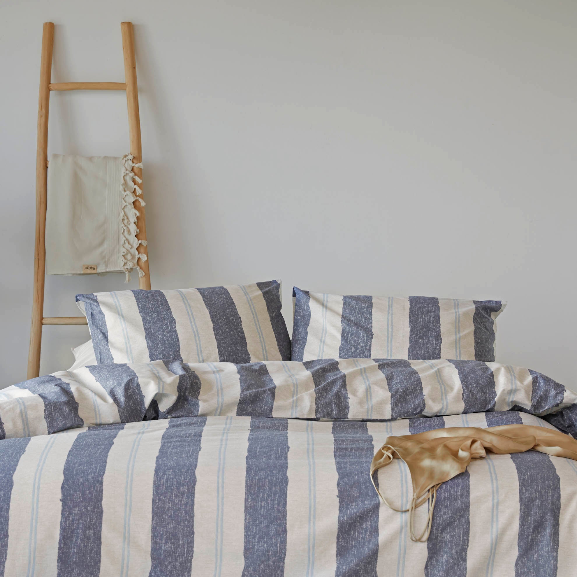 Dekbedovertrek Remade Nautic Stripes Donker Blauw