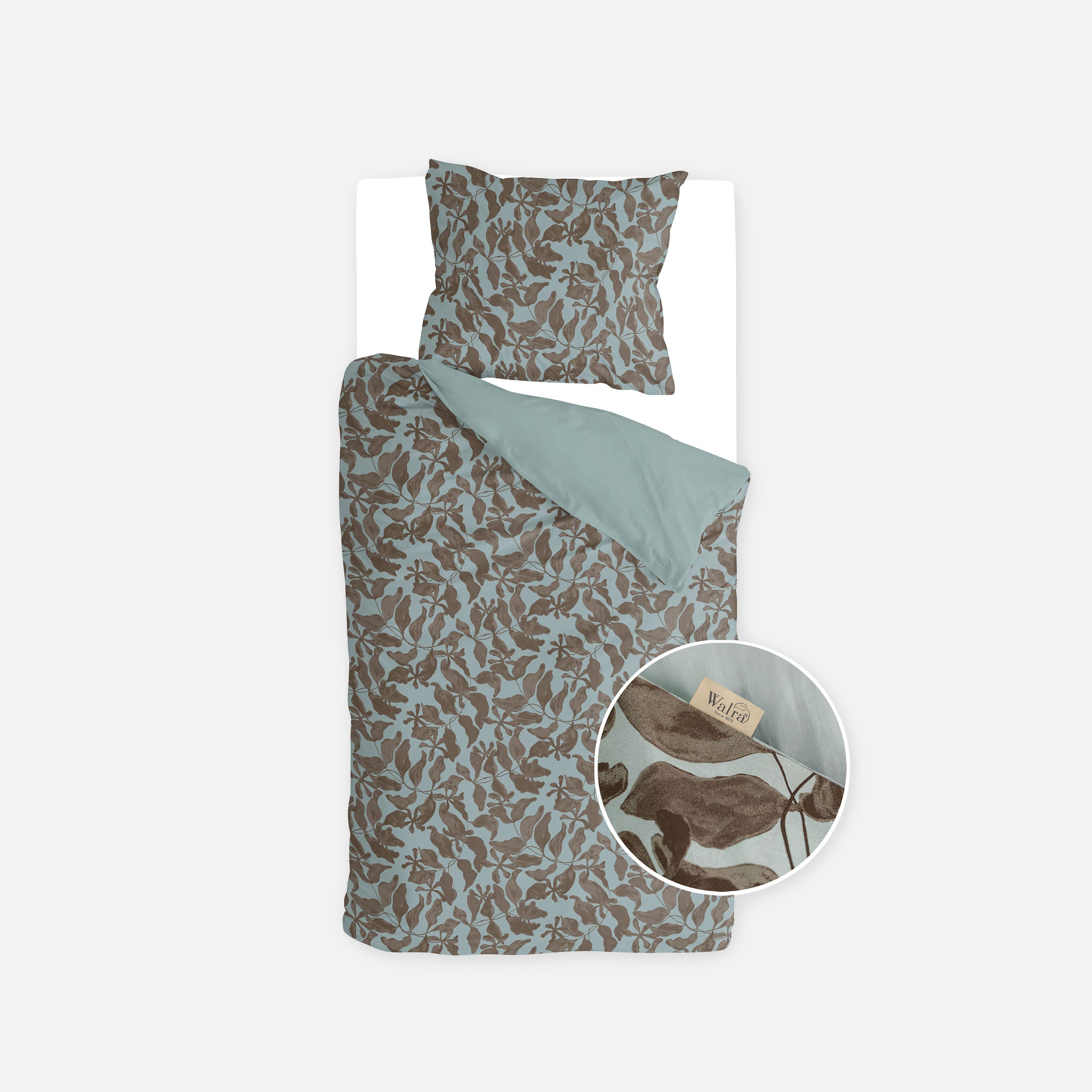 Dekbedovertrek Midnight Leaf Blauw