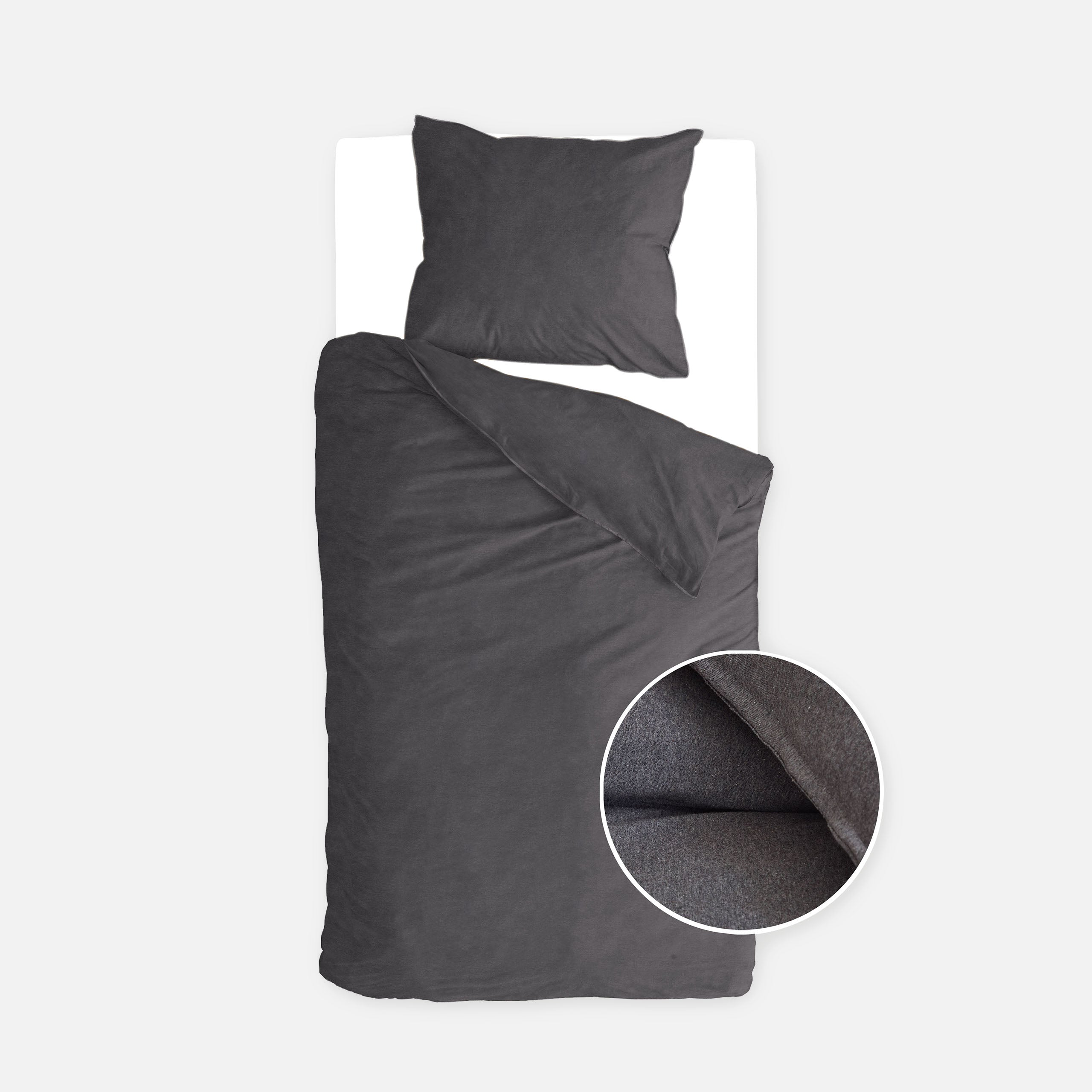 Dekbedovertrek Soft Comfort Antraciet