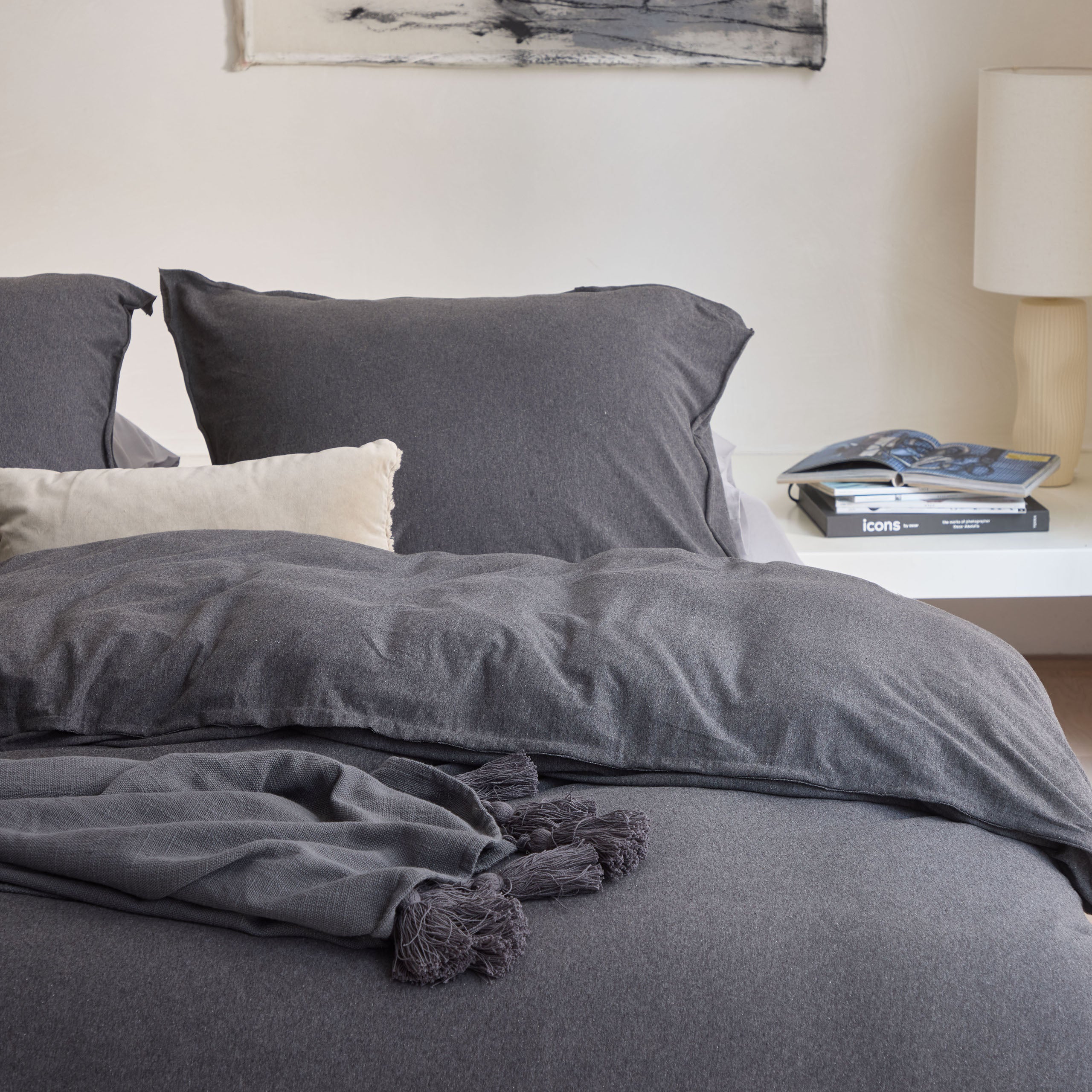 Dekbedovertrek Soft Comfort Antraciet