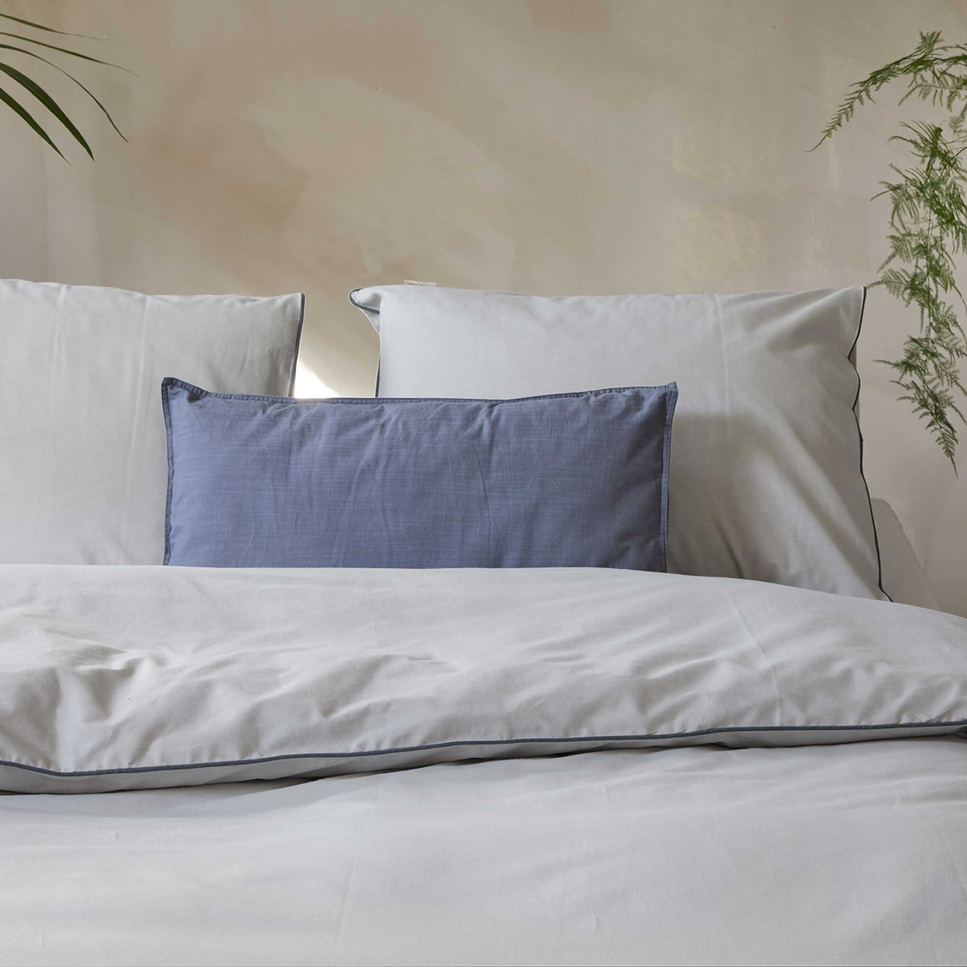 Dekbedovertrek Sweet Softy grijs / groen