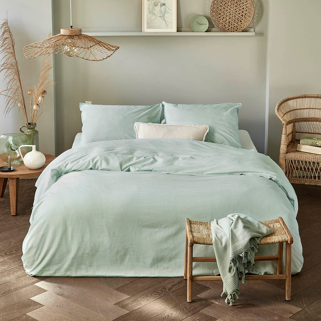 Dekbedovertrek Vintage Cotton Jade