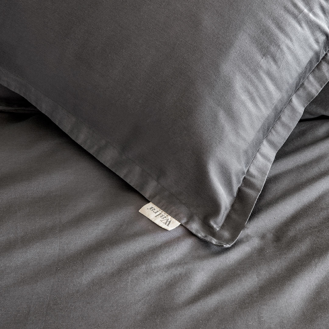 Dekbedovertrek Vintage Satin Antraciet