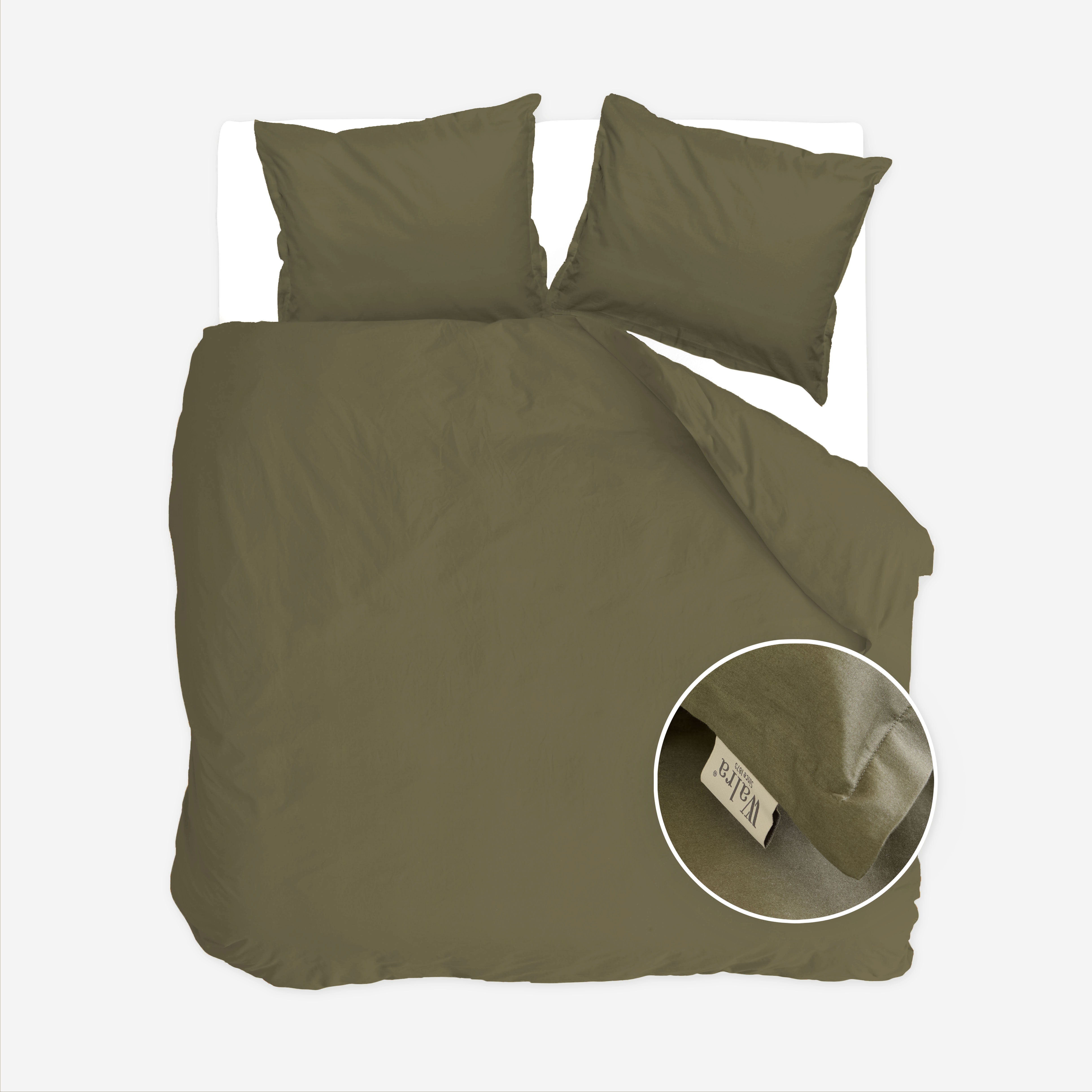 Dekbedovertrek Vintage Satin Groen