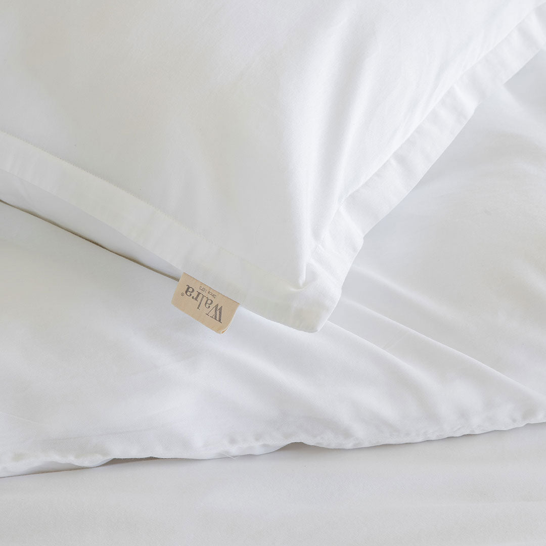 Dekbedovertrek Vintage Satin Wit