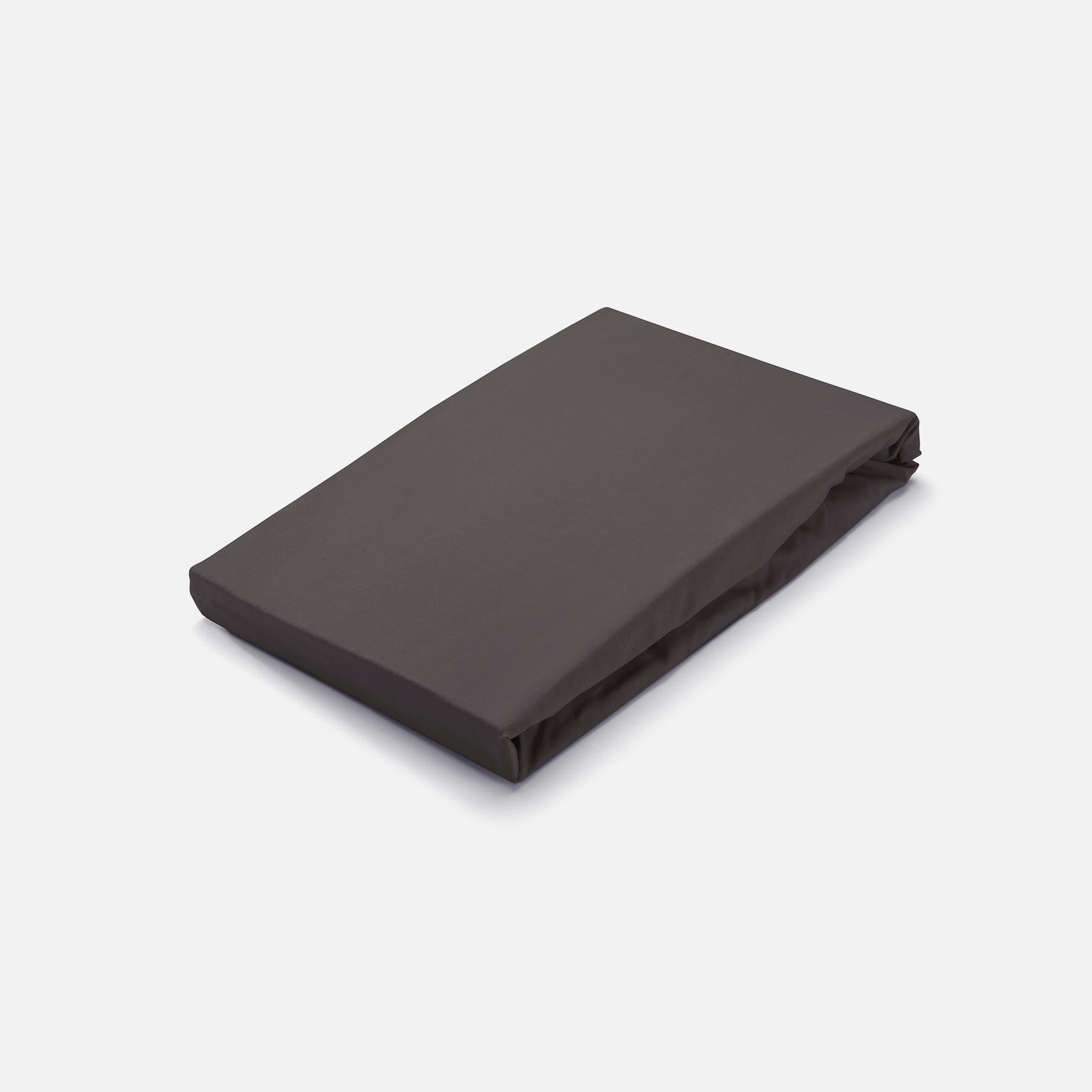 Hoeslaken Crispy Cotton Antraciet