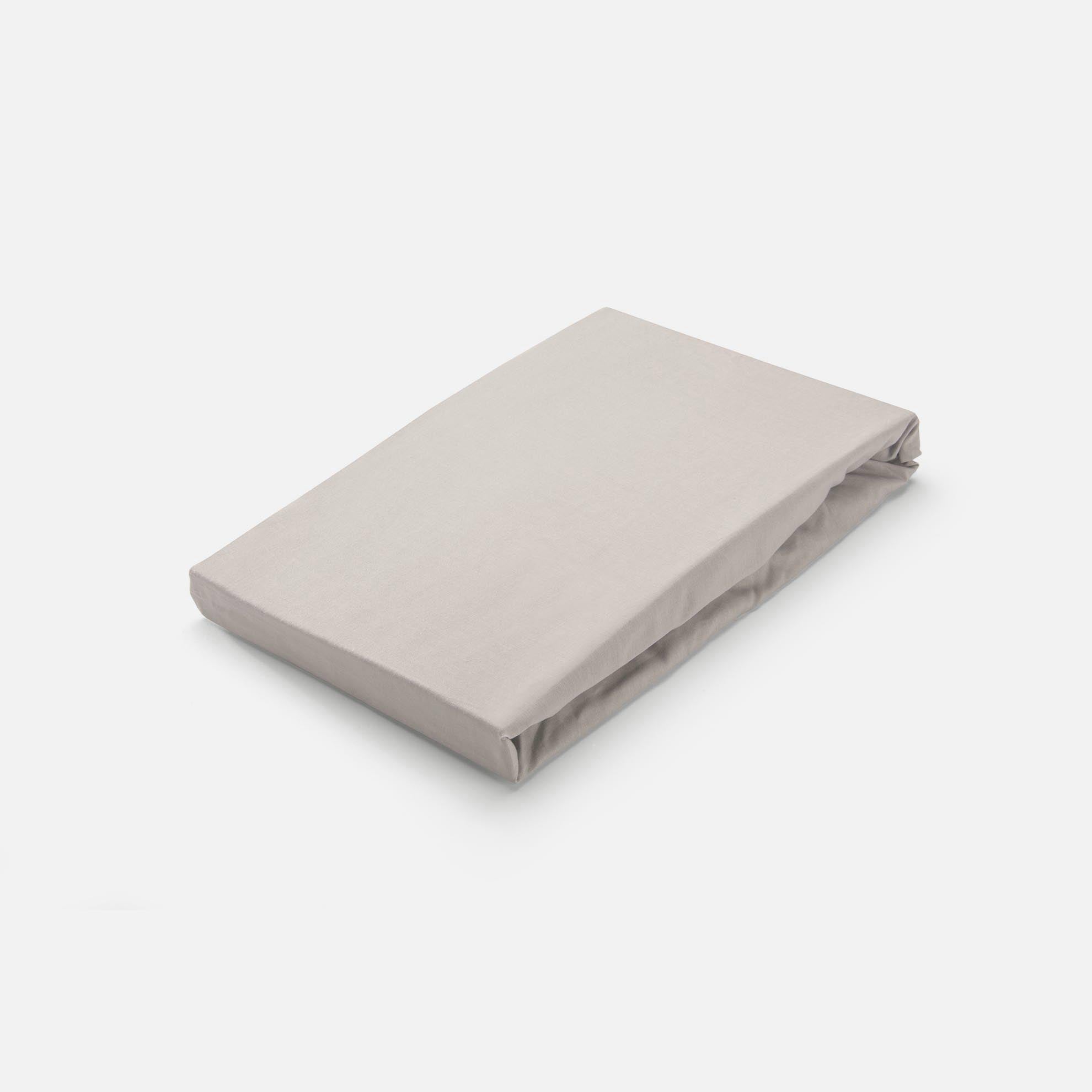 Hoeslaken Crispy Cotton Zand