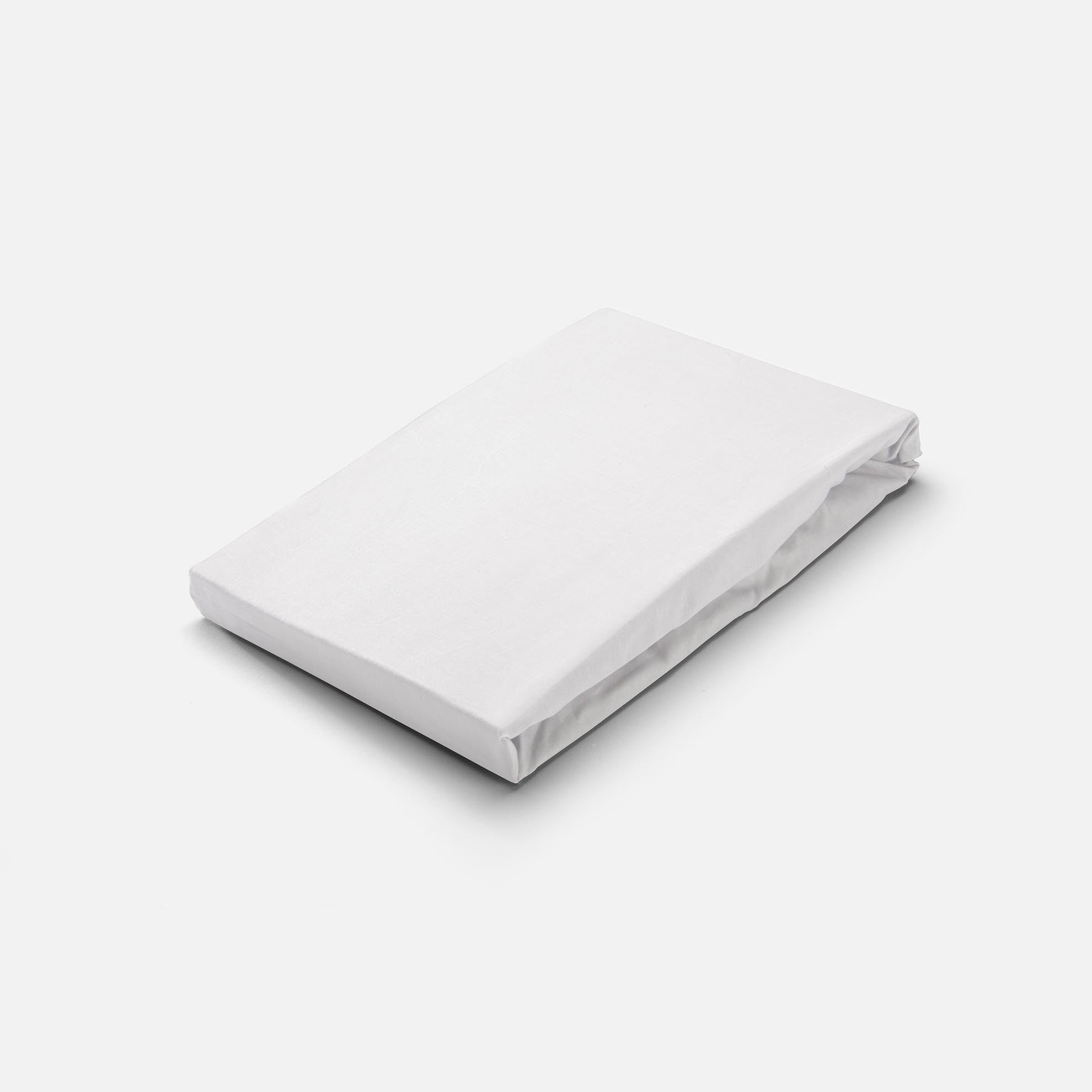 Hoeslaken Crispy Cotton Wit