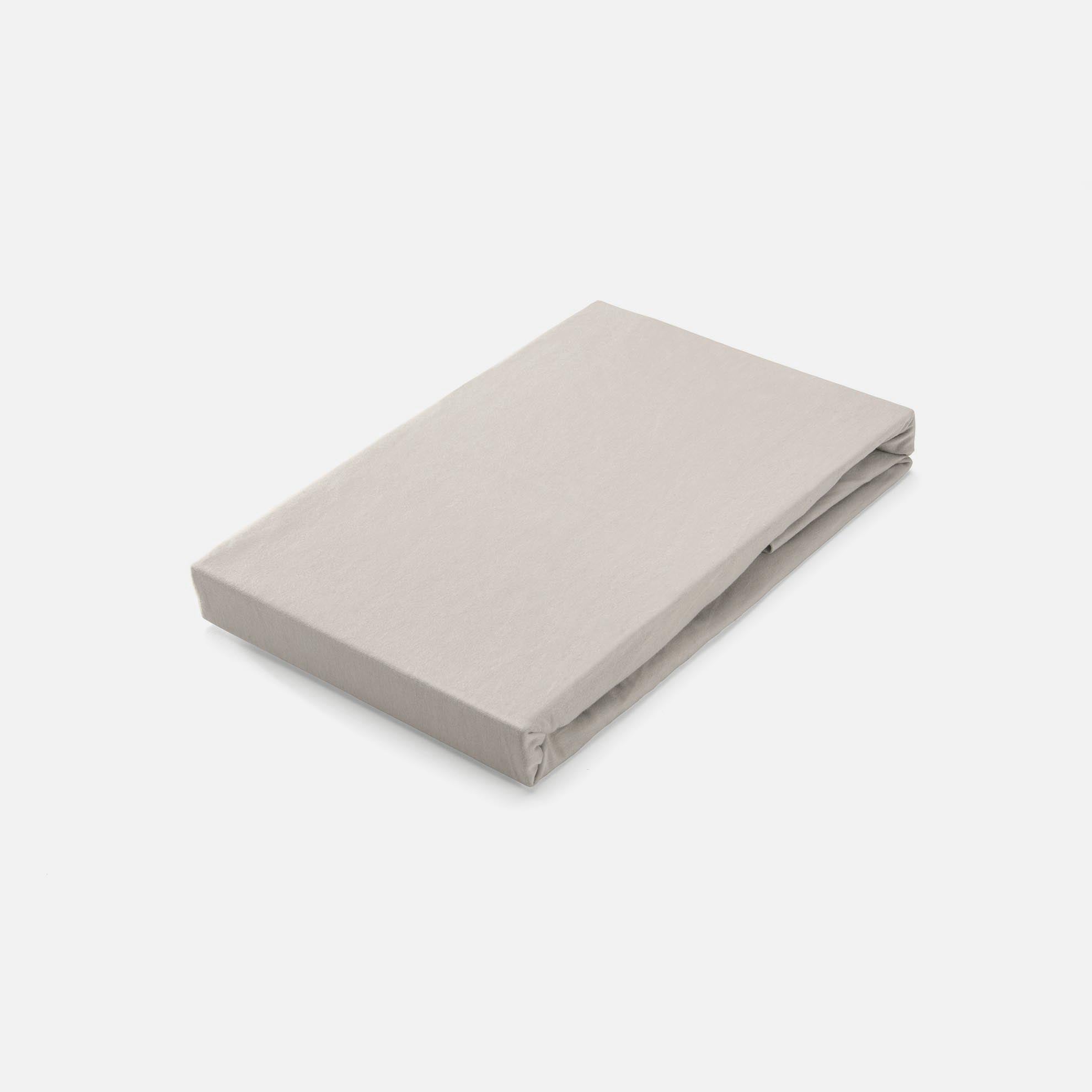 Hoeslaken Jersey Stretch Zand