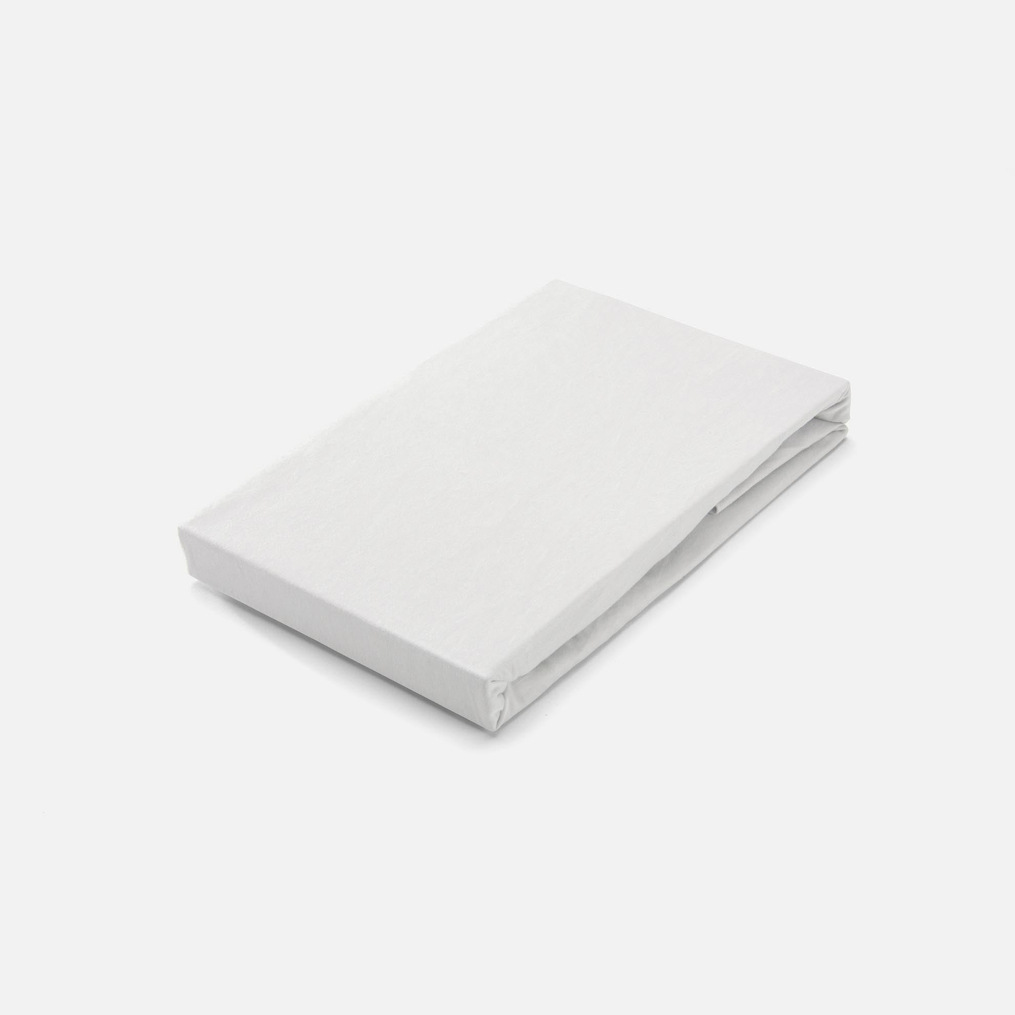 Hoeslaken Jersey Stretch Topper Wit