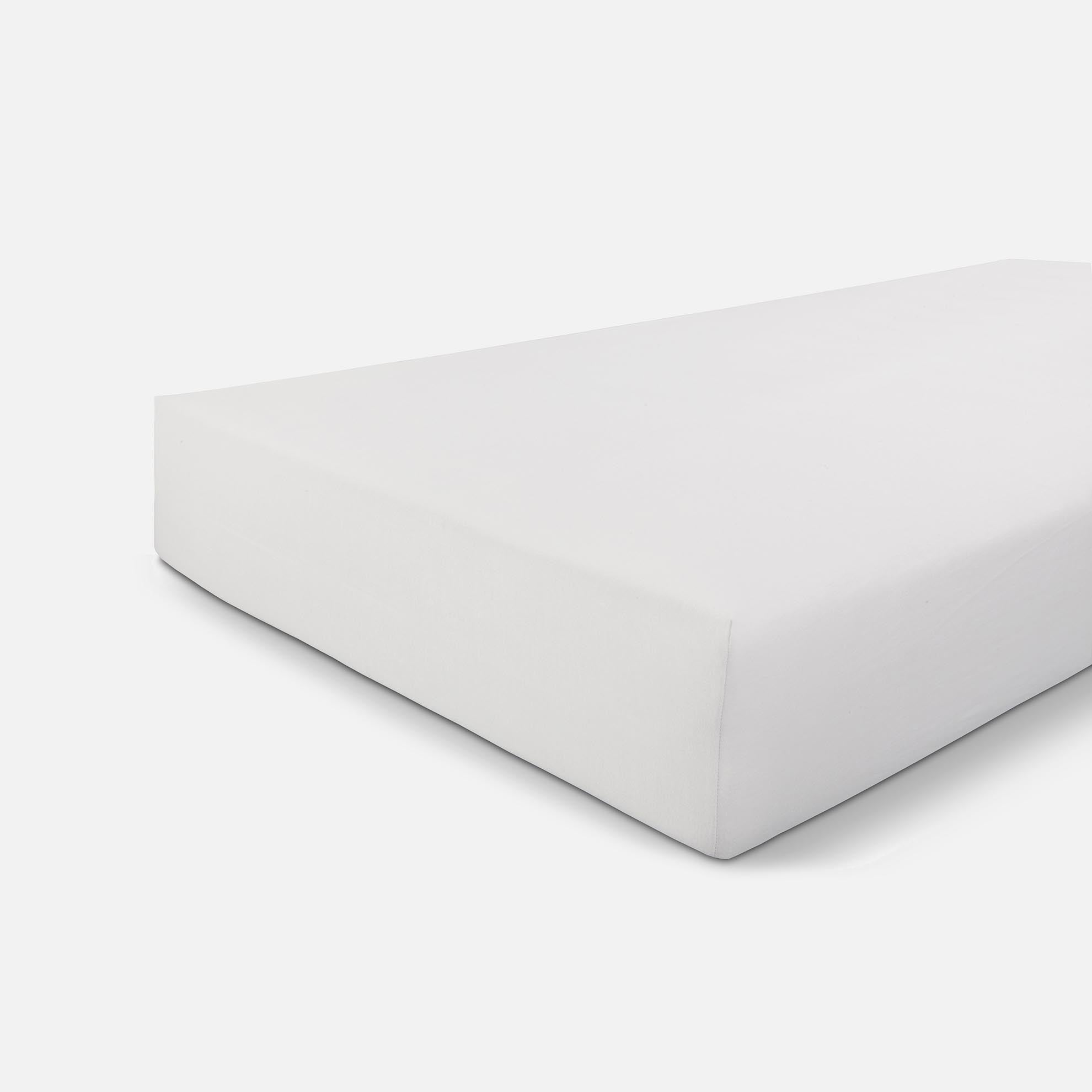 Peuterhoeslaken Jersey Stretch Wit