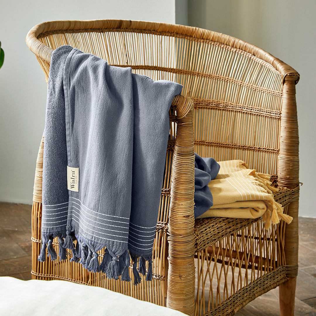 Hamamdoek Soft Cotton Donker Blauw 100x180