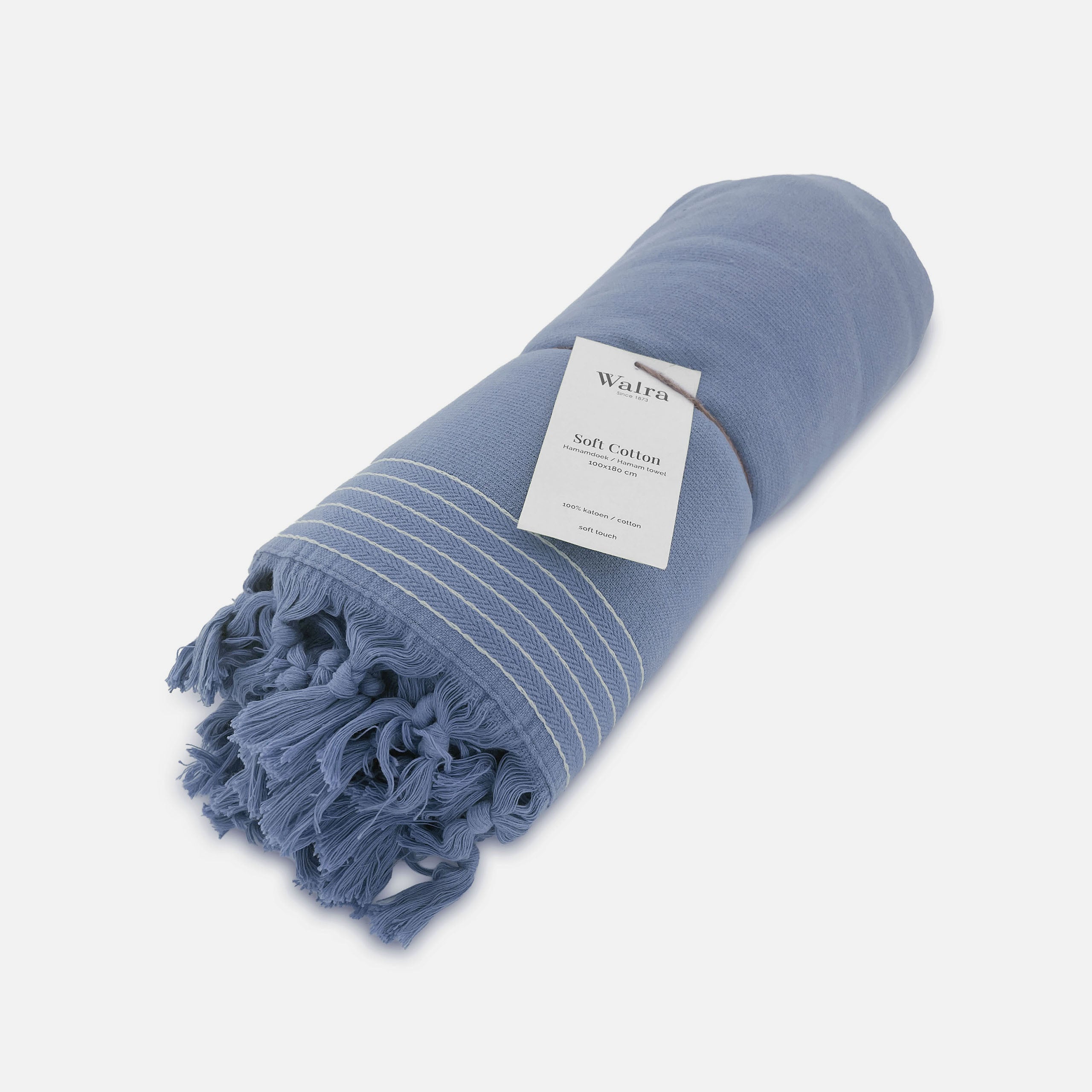Hamamdoek Soft Cotton Blauw 100x180