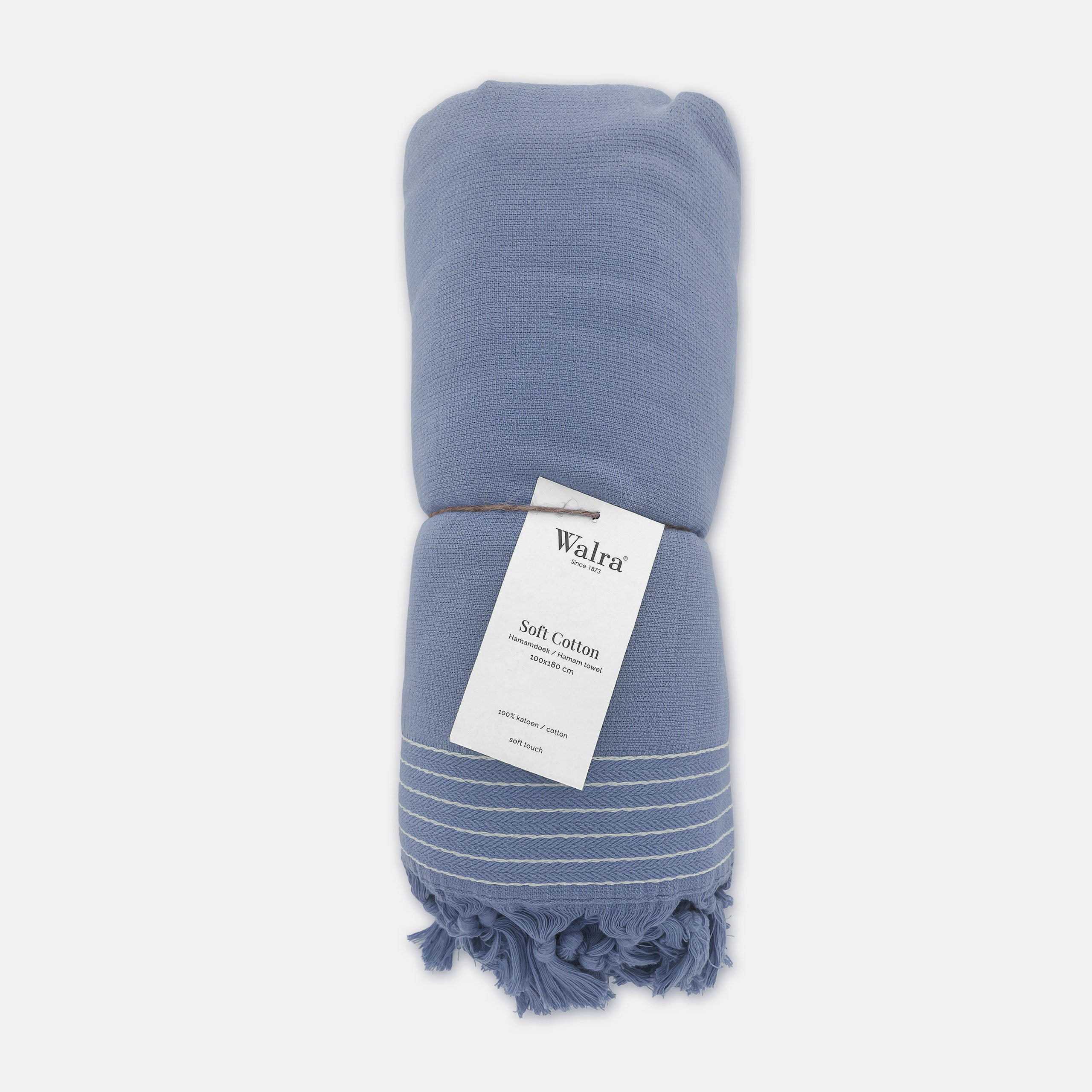 Hamamdoek Soft Cotton Blauw 100x180