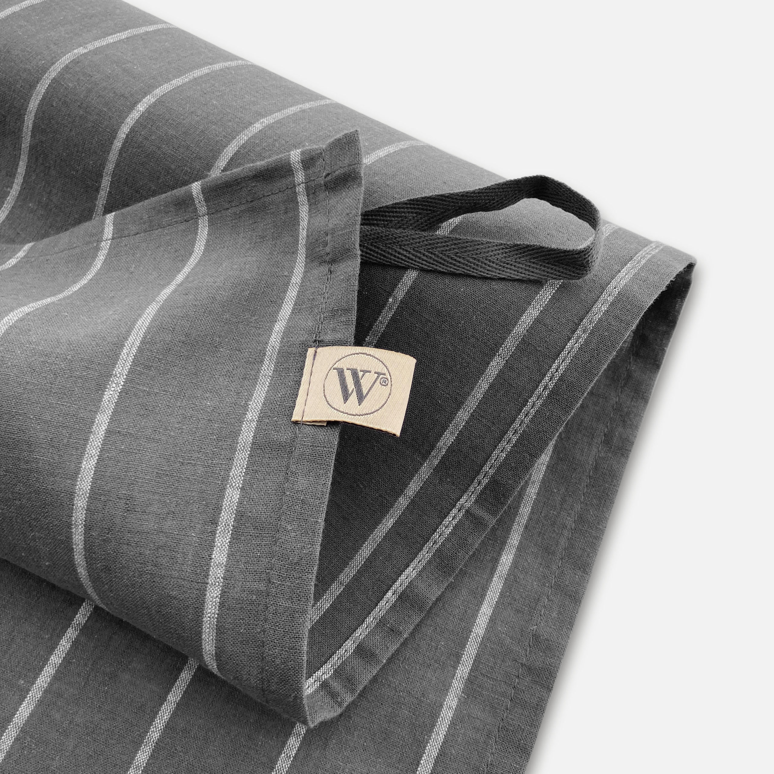 Keukenset Lovely Linen Antraciet 3x 50x70