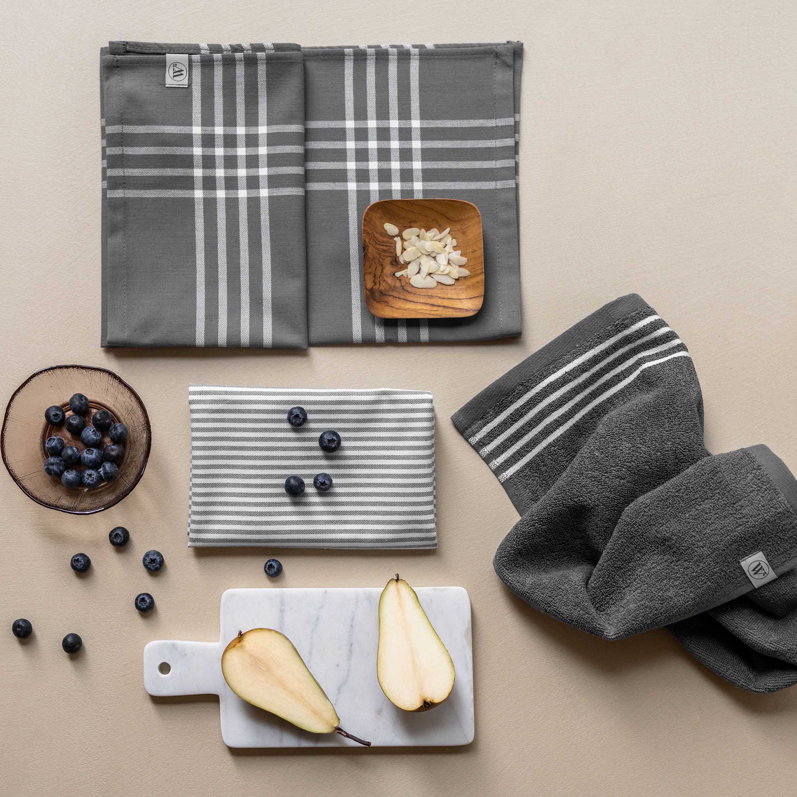 Keukenset Superior Kitchen Set Antraciet / Wit 2x 50x70 + 1x 50x50