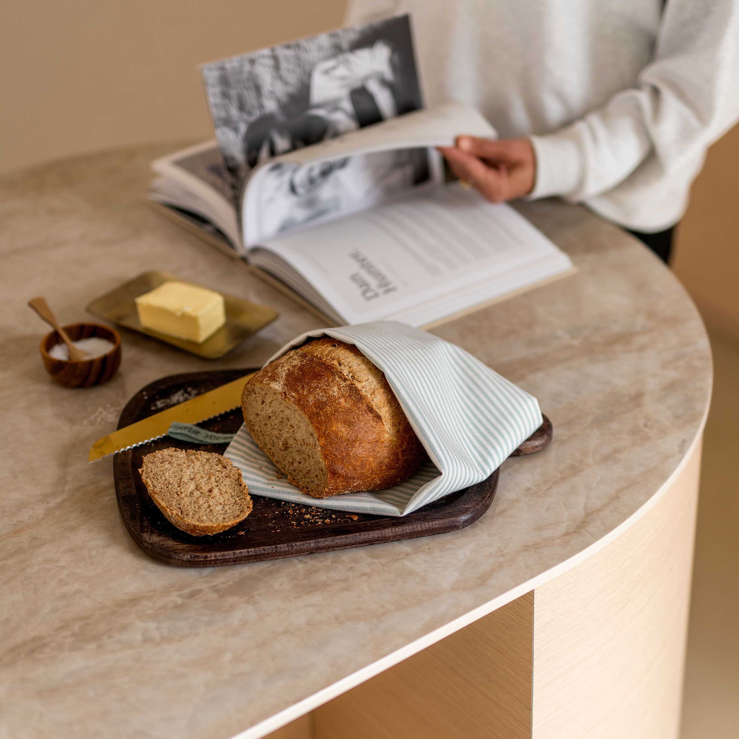 Keukenset Superior Kitchen Set Jade / Wit 2x 50x70 + 1x 50x50