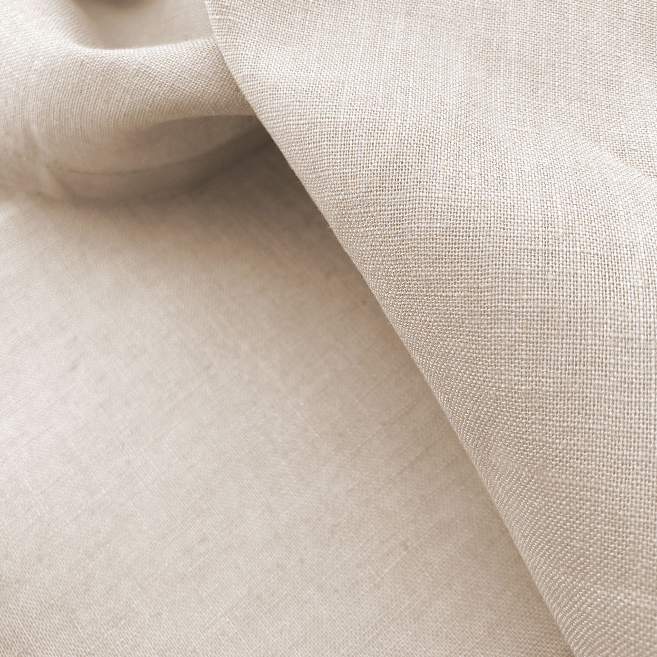 Tafelkleed Lovely Linen Ruffle Naturel