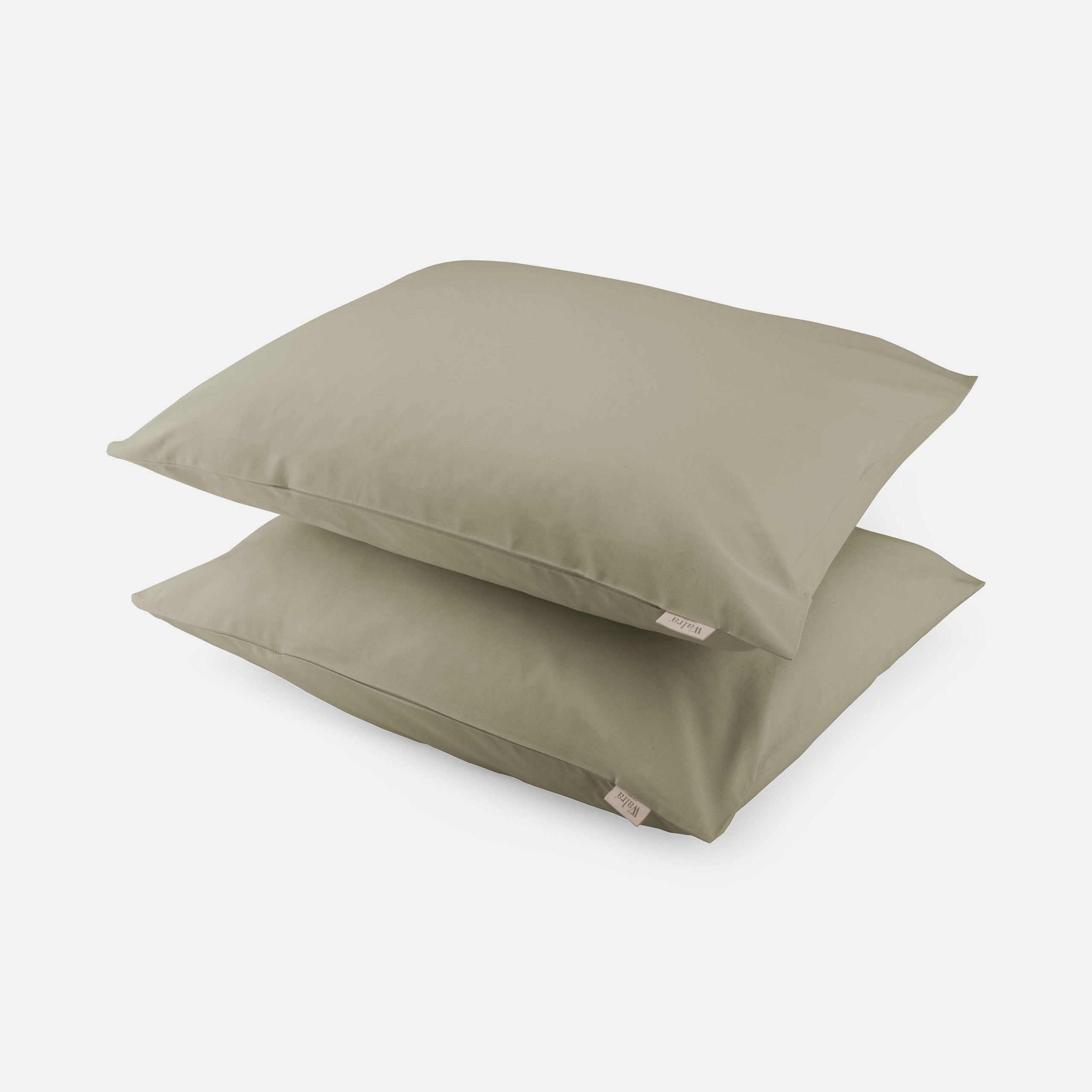 Kussensloop Crispy Cotton Groen 2x 60x70