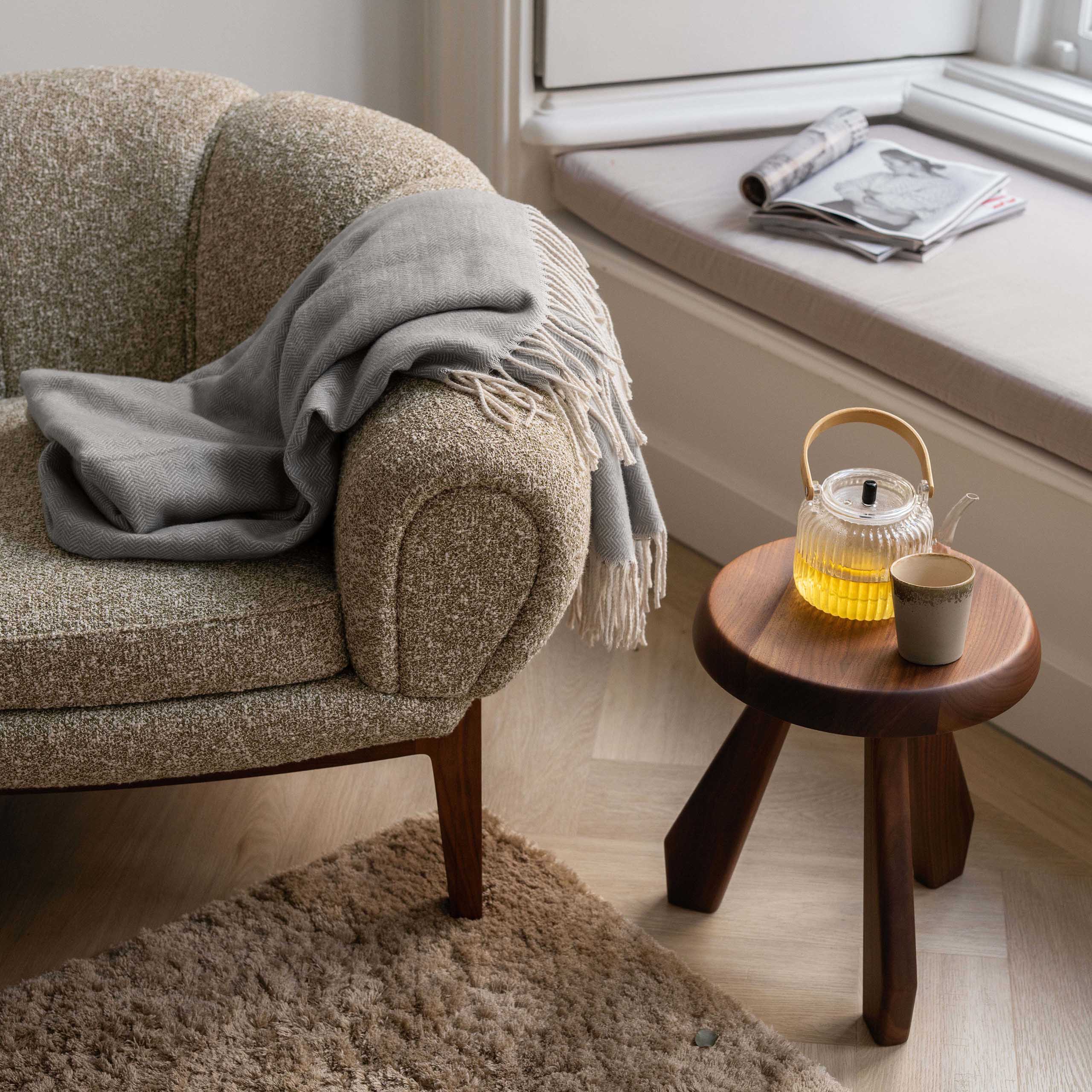 Plaid Sweet Softness Grijs 127x170