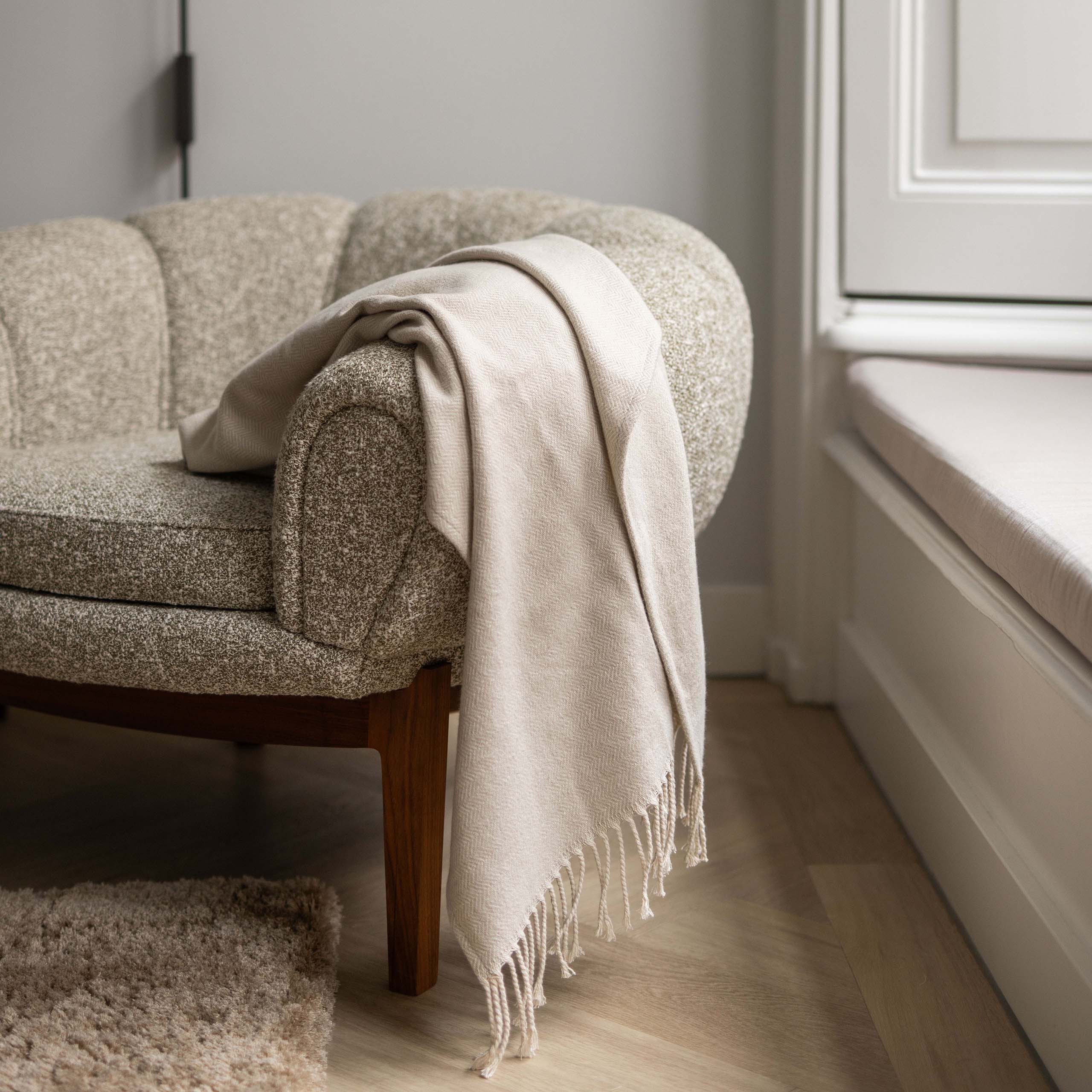 Plaid Sweet Softness Zand 127x170