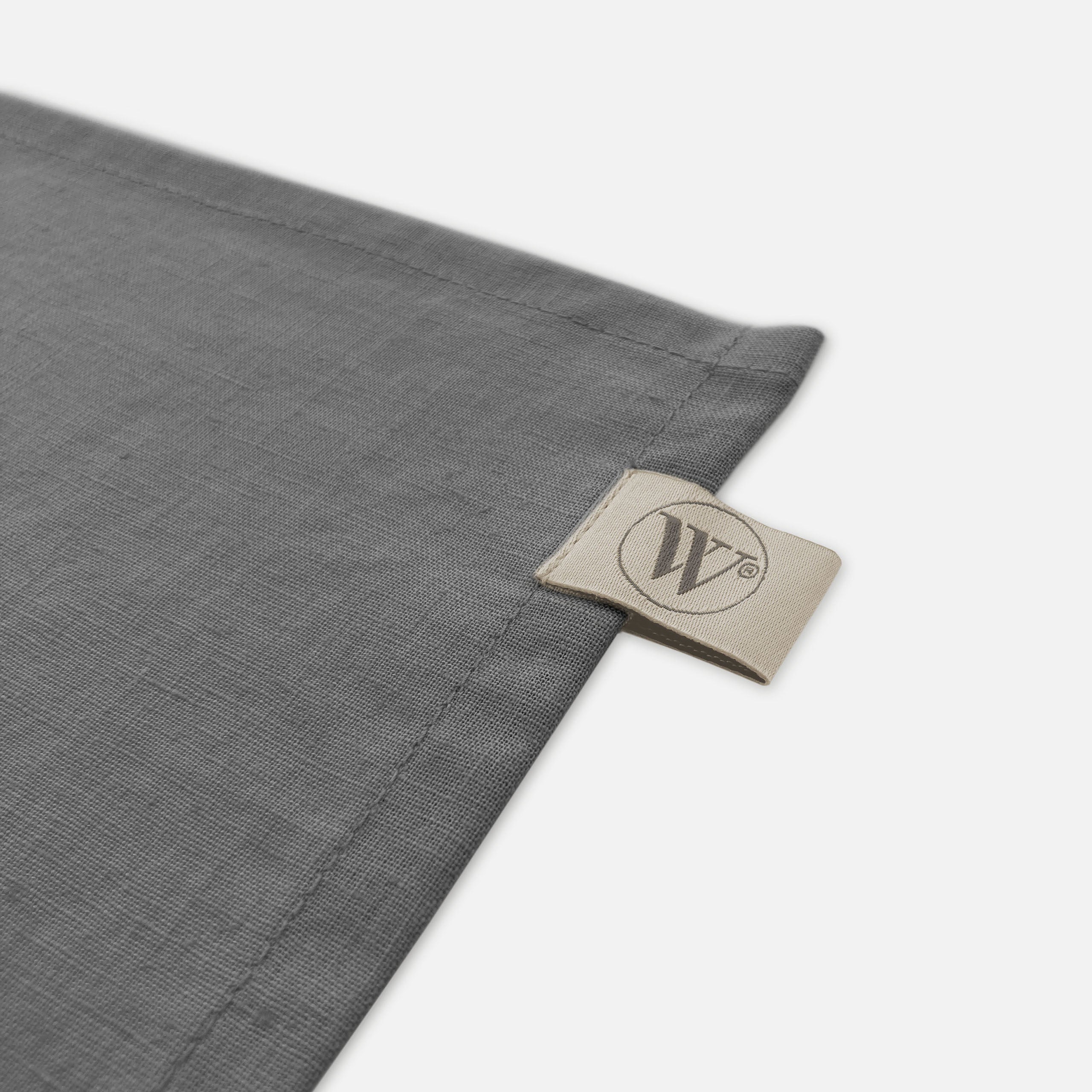 Servet Set Lovely Linen Antraciet 4x 40x40