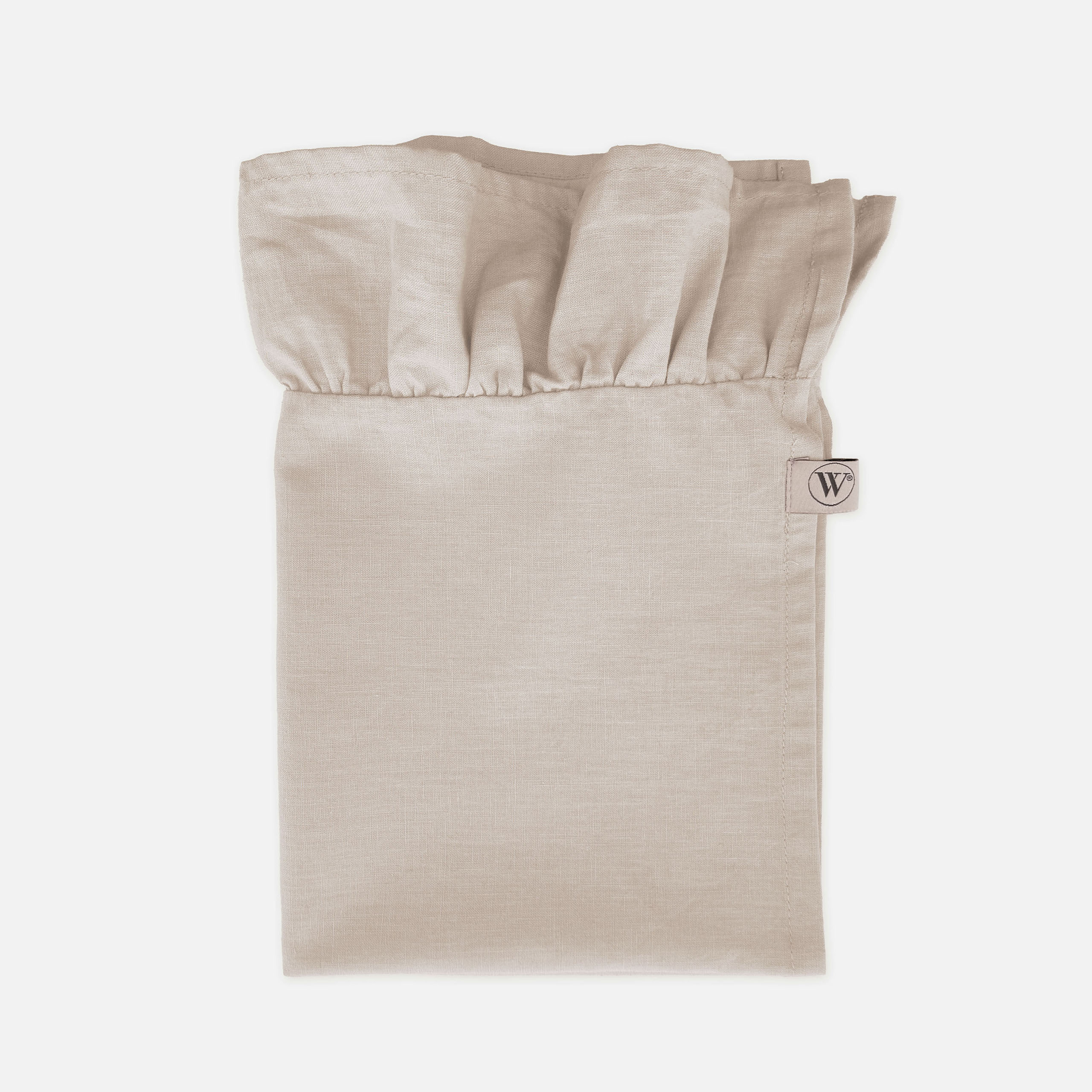 Servet Set Lovely Linen Ruffles Naturel 4x 40x40