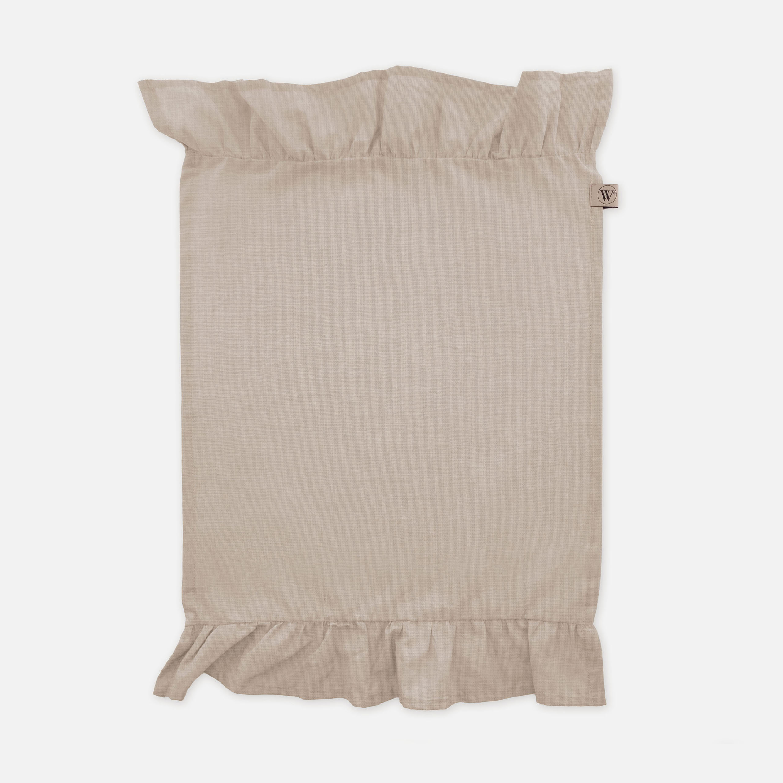 Servet Set Lovely Linen Ruffles Naturel 4x 40x40