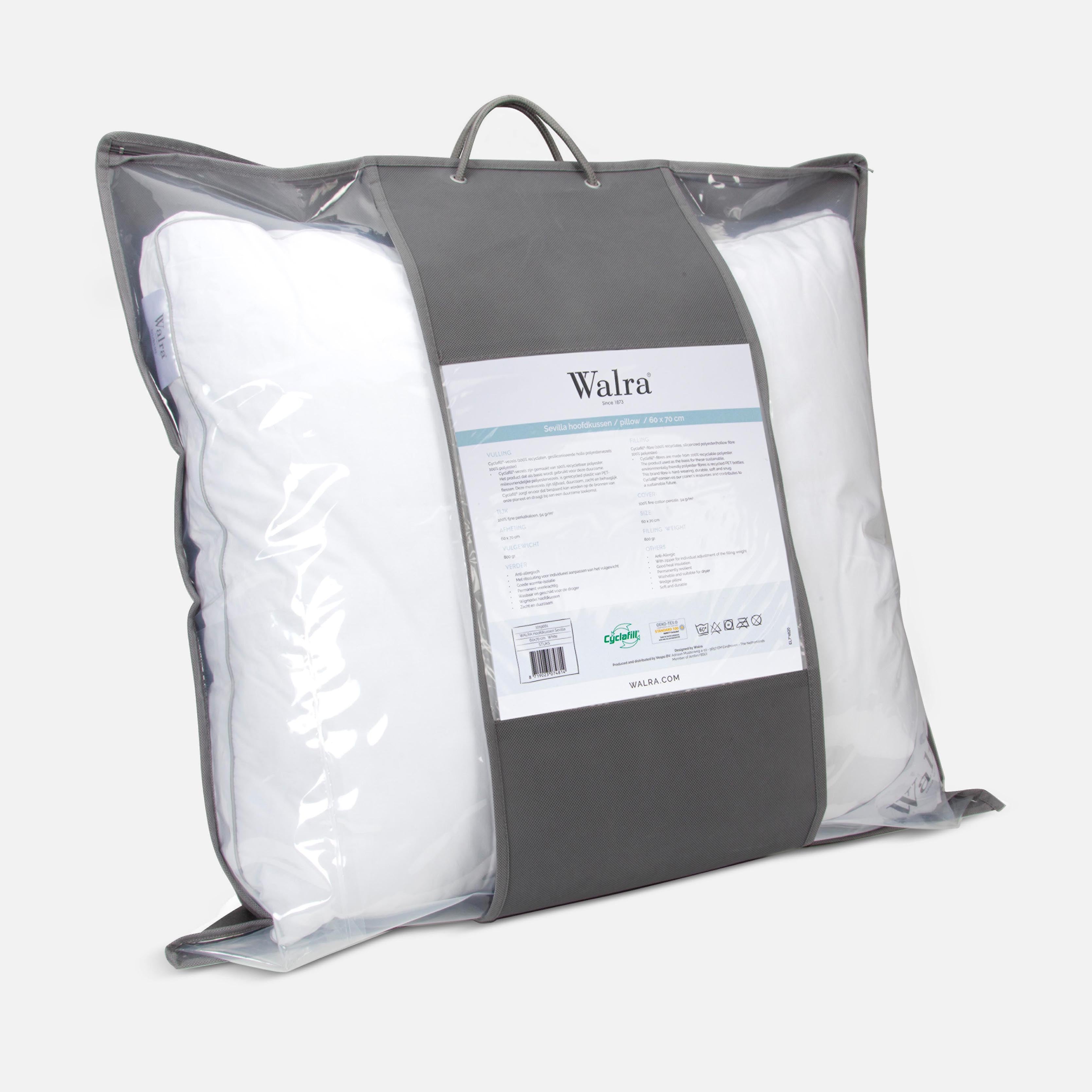 Hoofdkussen Sevilla Wit 60x70