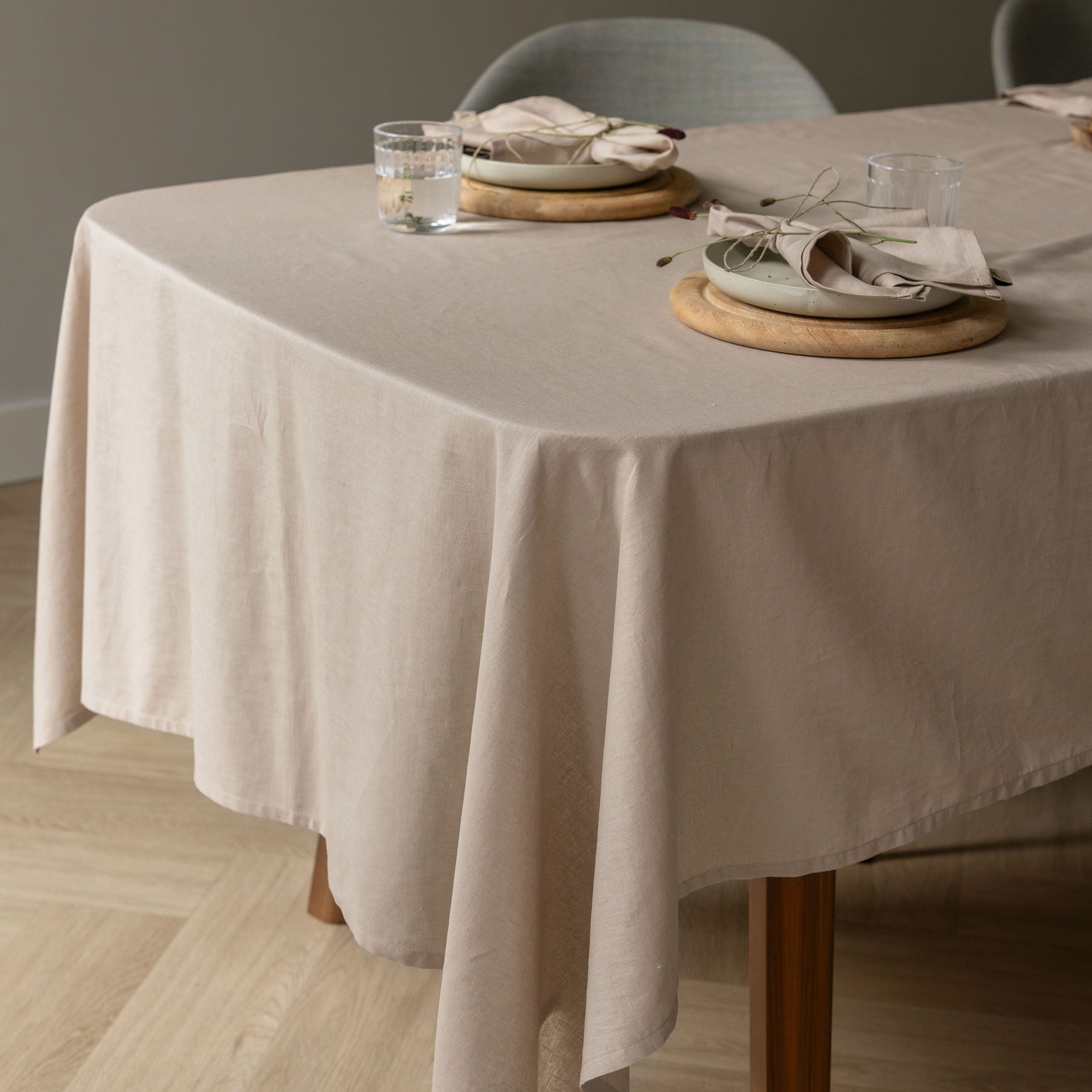 Tafelkleed Lovely Linen Naturel