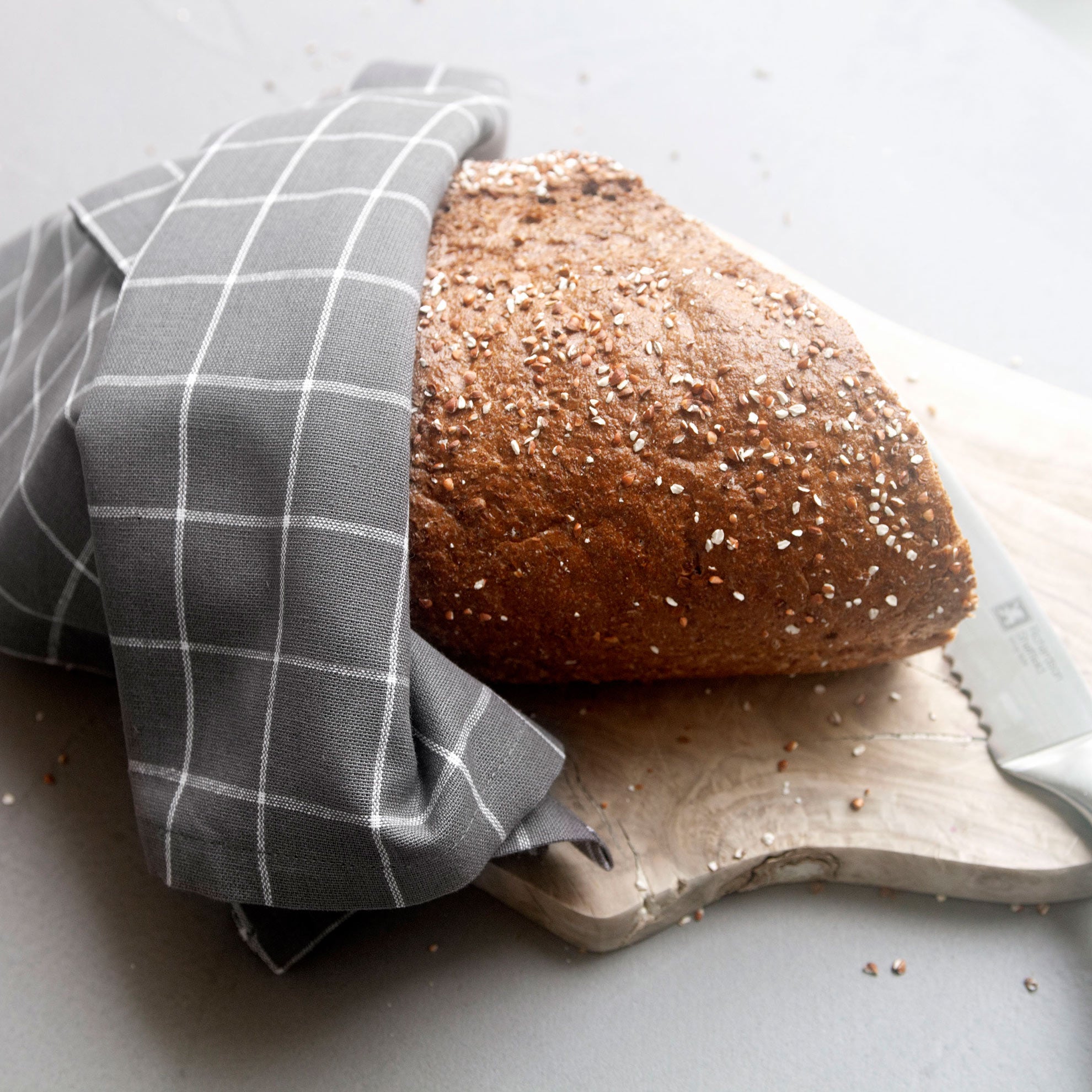 Keukenset Dry w. Cubes Uni, Stripes & Blocks Off Black 3x 50x70