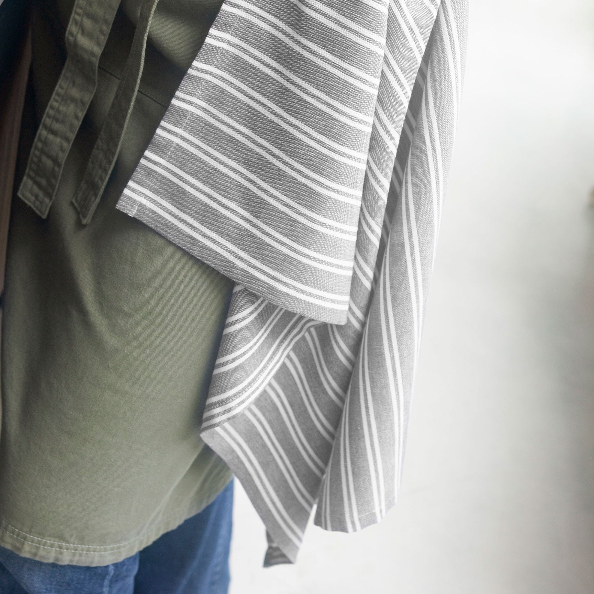 Keukenset Dry w. Cubes Uni, Stripes & Blocks Off Black 3x 50x70