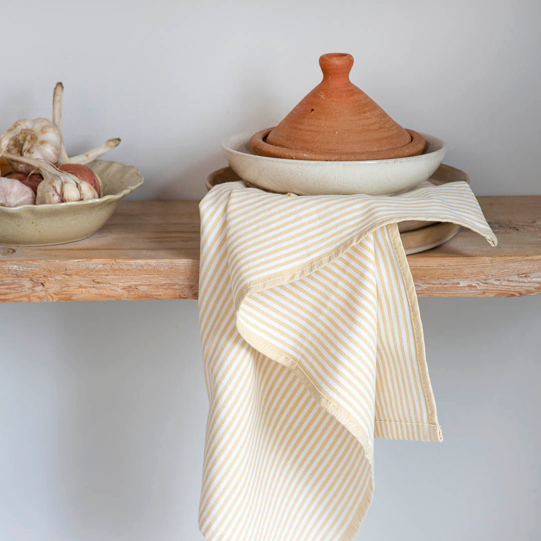 Theedoek Superior Dry Geel 50x70