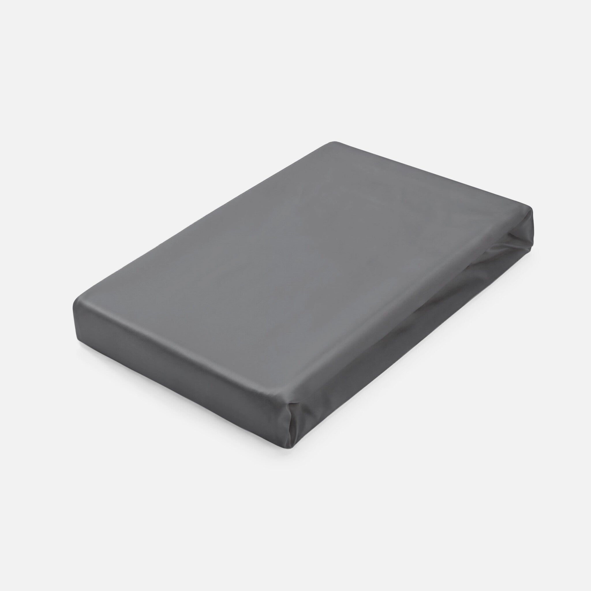 Hoeslaken Satin Cotton Antraciet