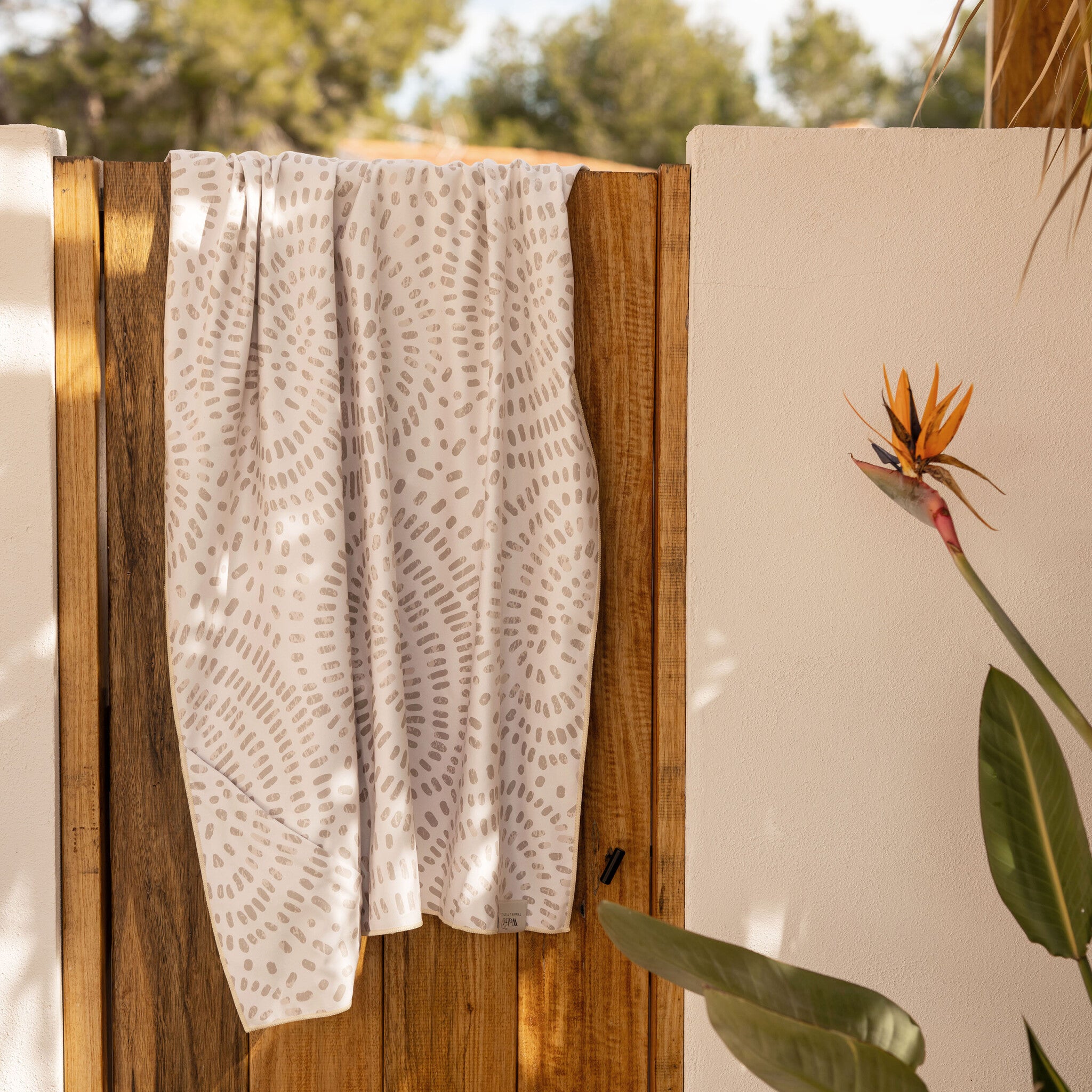 Walra Travel Strandlaken Crazy Crinkels Zand 100x180