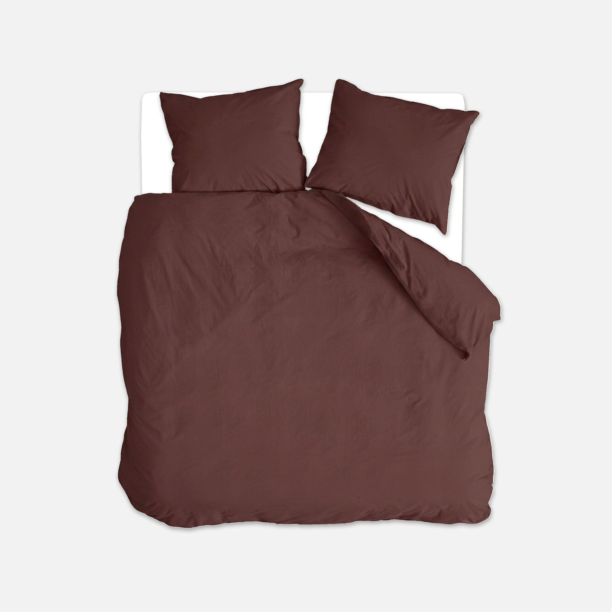 Byrklund - Dekbedovertrek Quiet Cozy - Aubergine