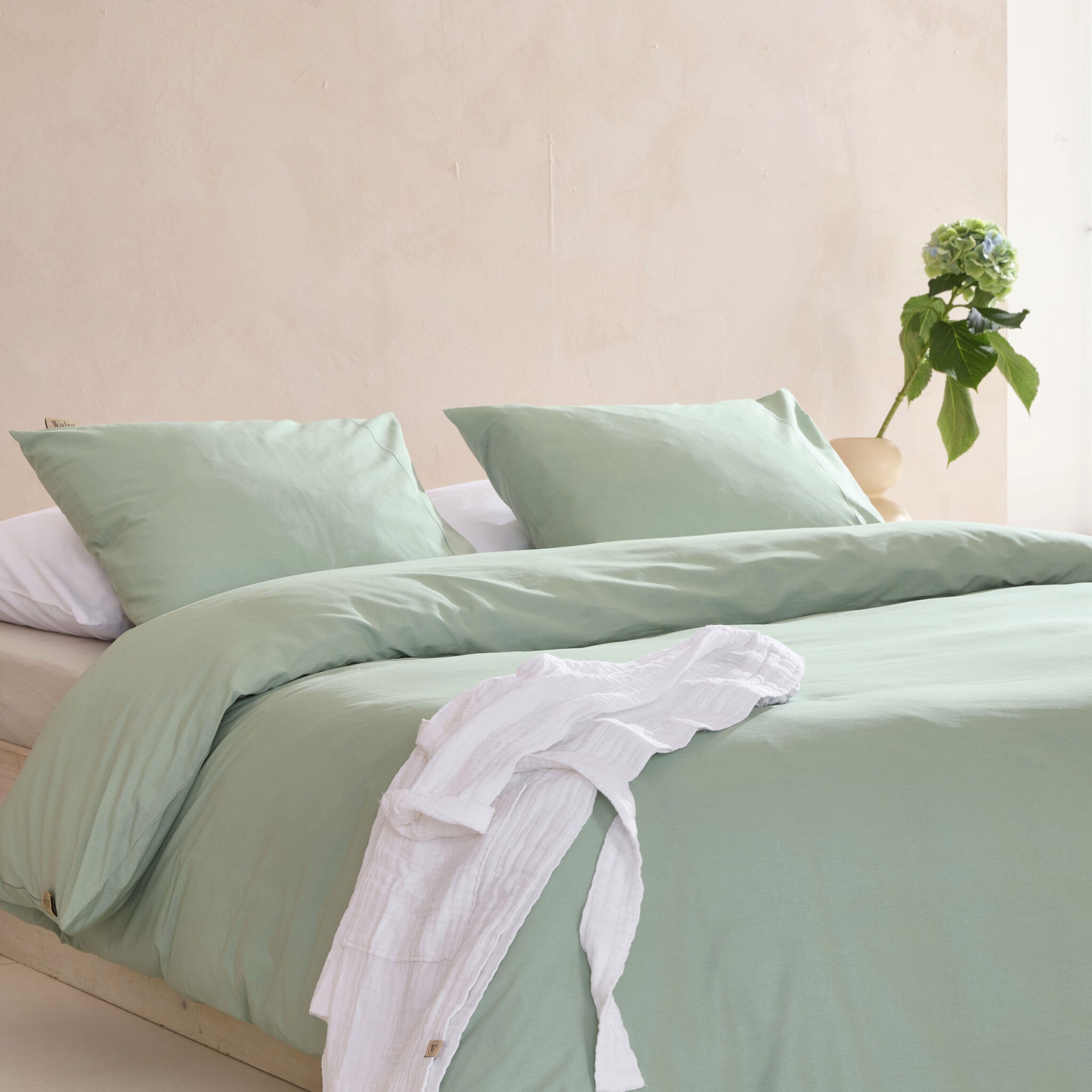 Dekbedovertrek Remade Uni Essence Groen