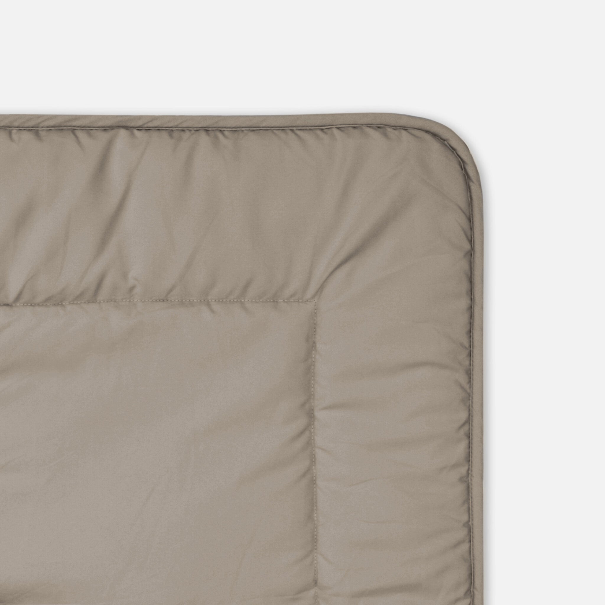 Wasbaar dekbed met vaste hoes Zand/Taupe