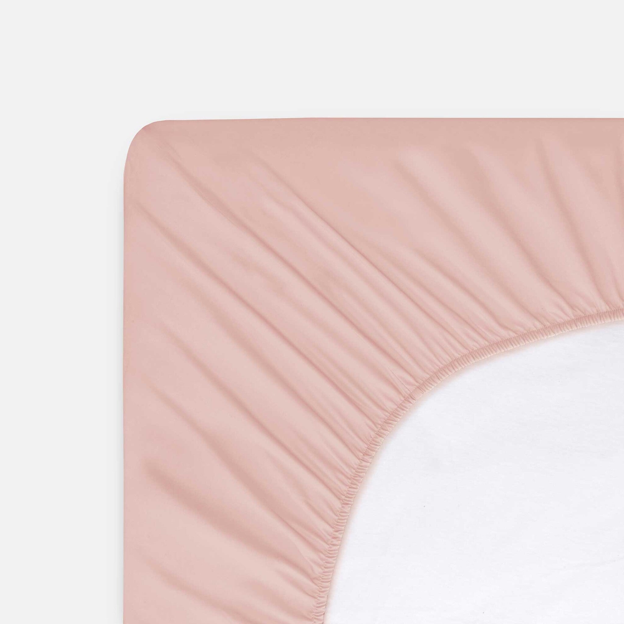 Byrklund Hoeslaken Bed Basics Cotton Oud Roze