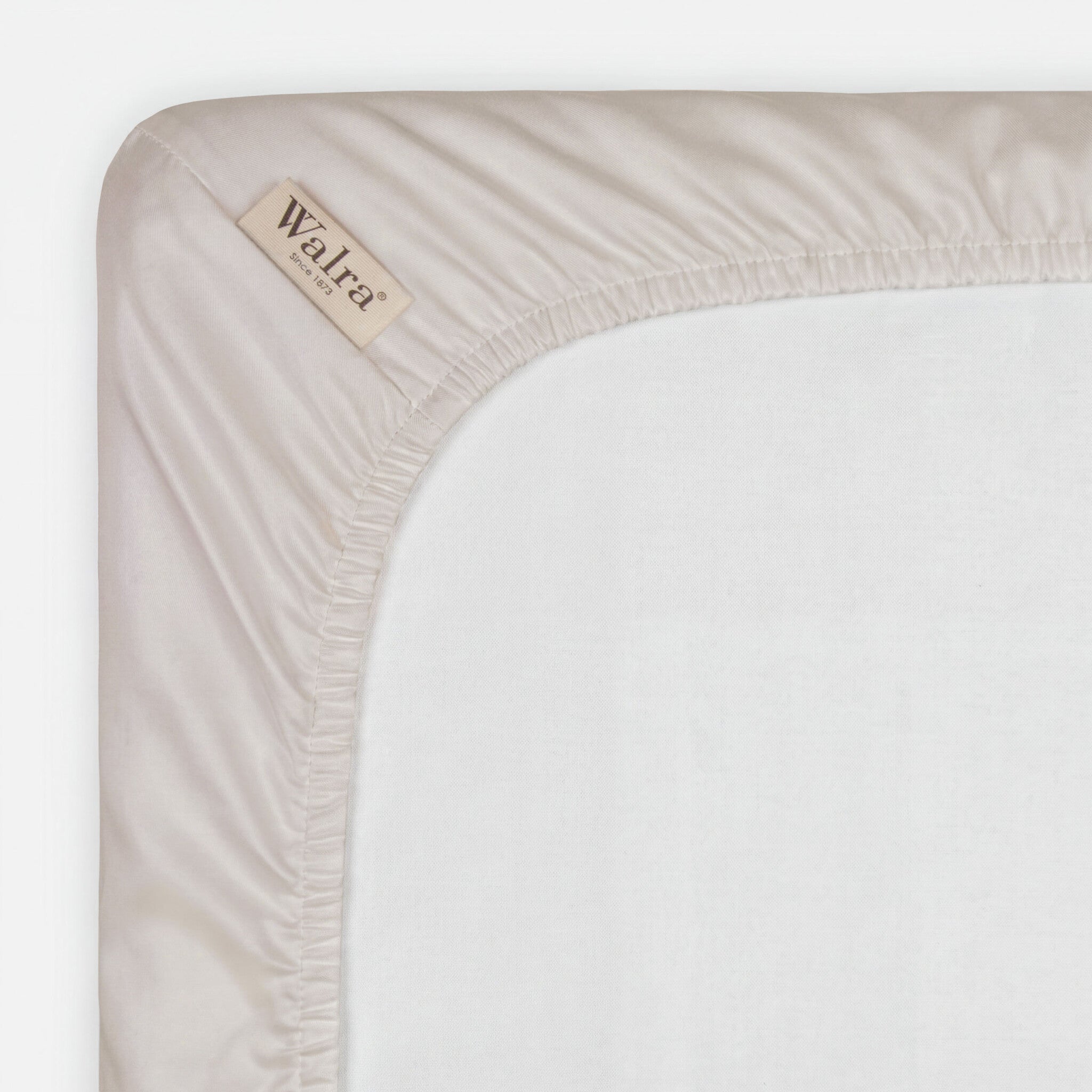 Hoeslaken Satin Cotton Zand