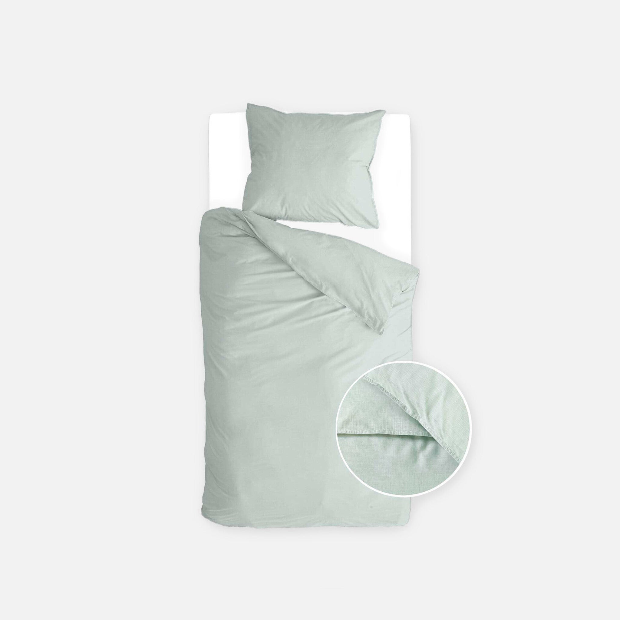 Dekbedovertrek Vintage Cotton Jade